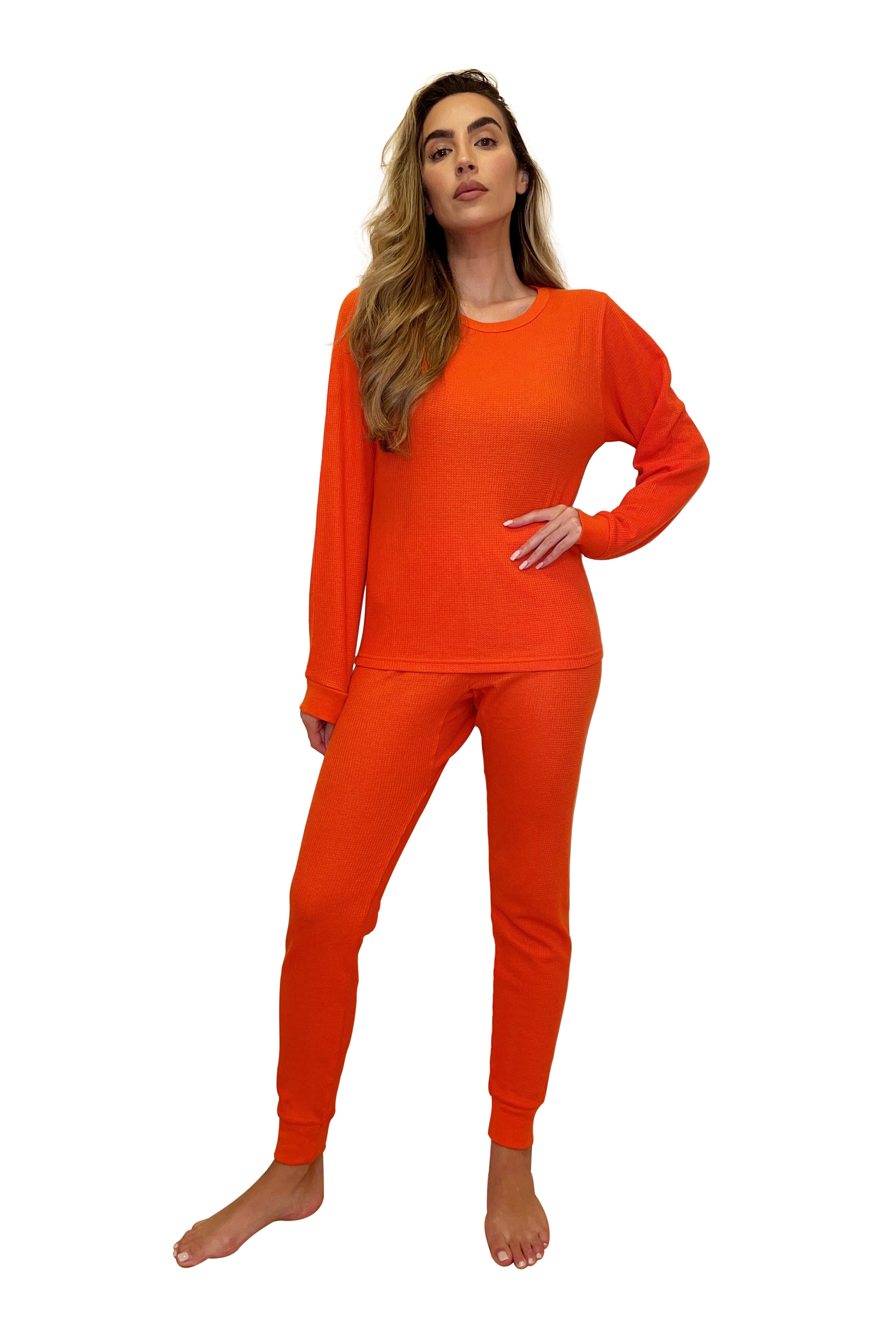 Just Love Women's Thermal Underwear Pajamas Set