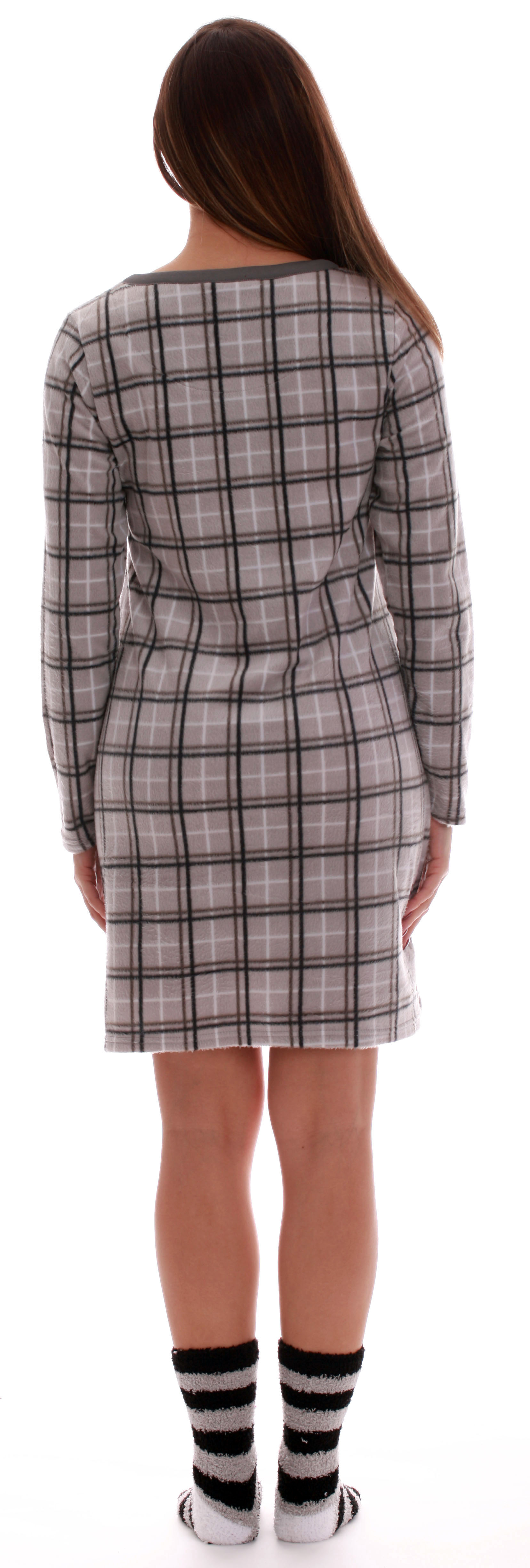 Just Love Womens Ultra-Soft Sleep Shirt Nightgown with Matching Fuzzy Socks | eBay