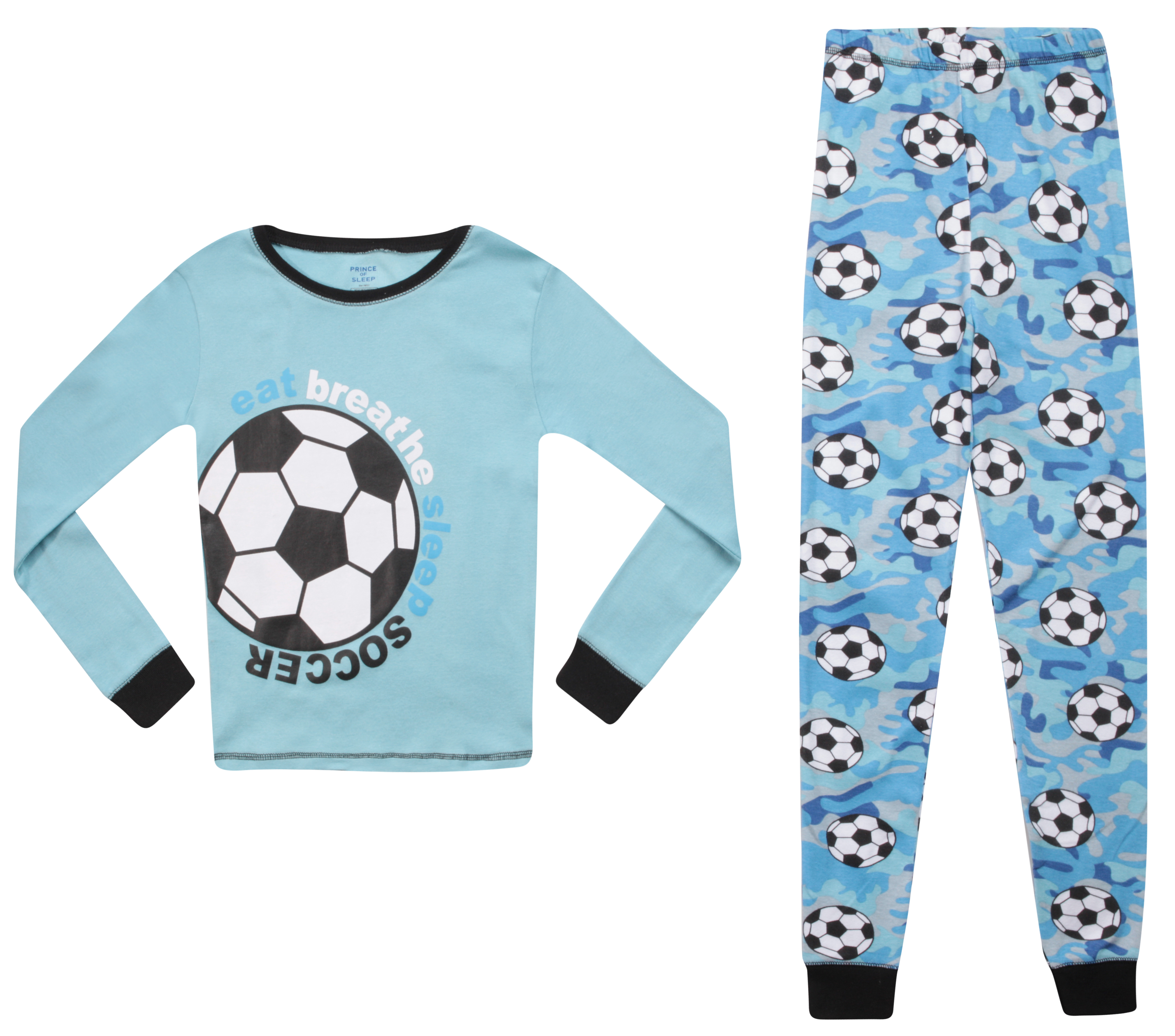 Prince of Sleep Cotton Pajamas Sets for Boys 34503-10610-10-12 - Picture 11 of 56