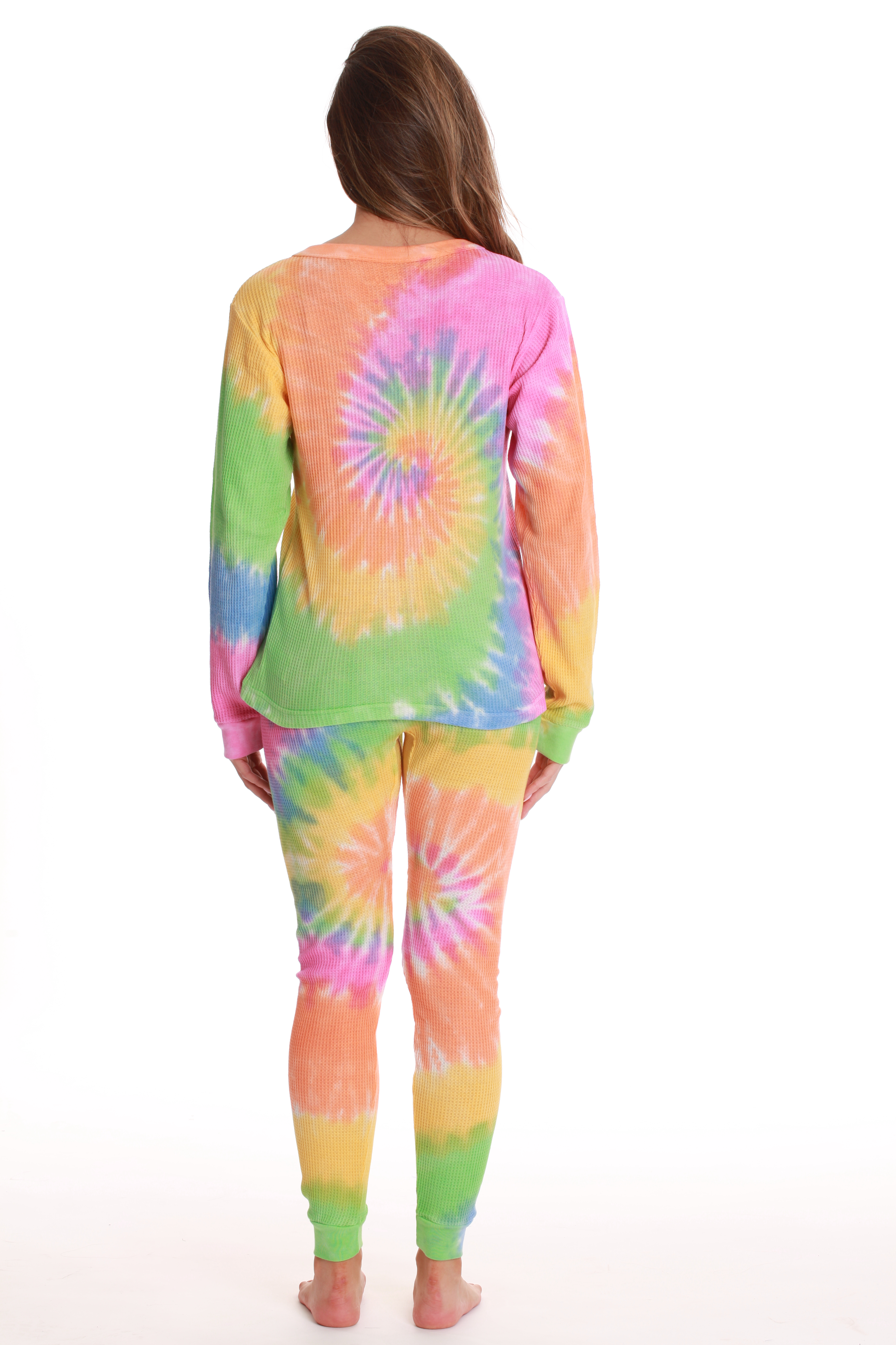 womens tie dye two piece set