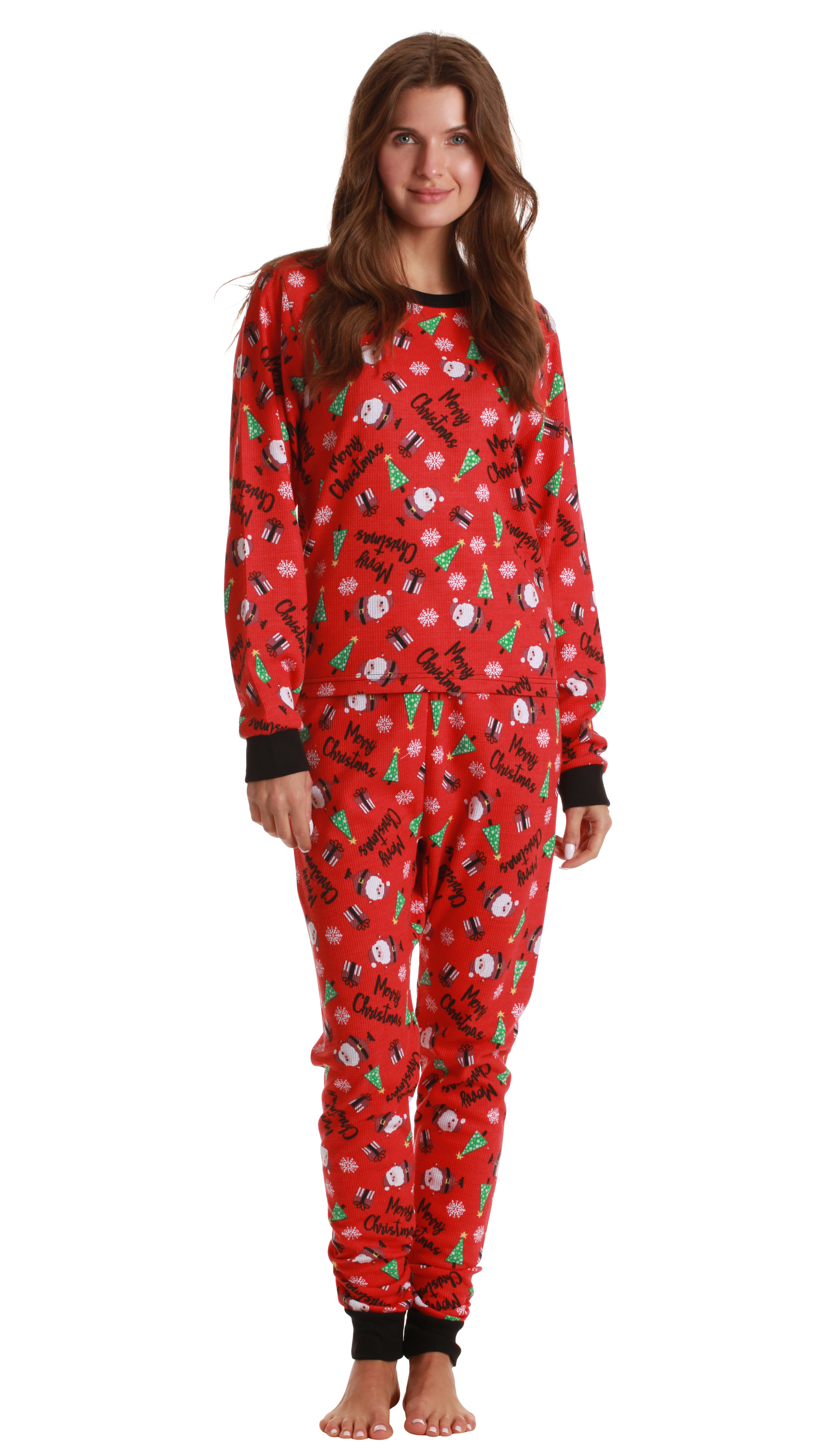 Just Love Women's Thermal Underwear Pajamas Set