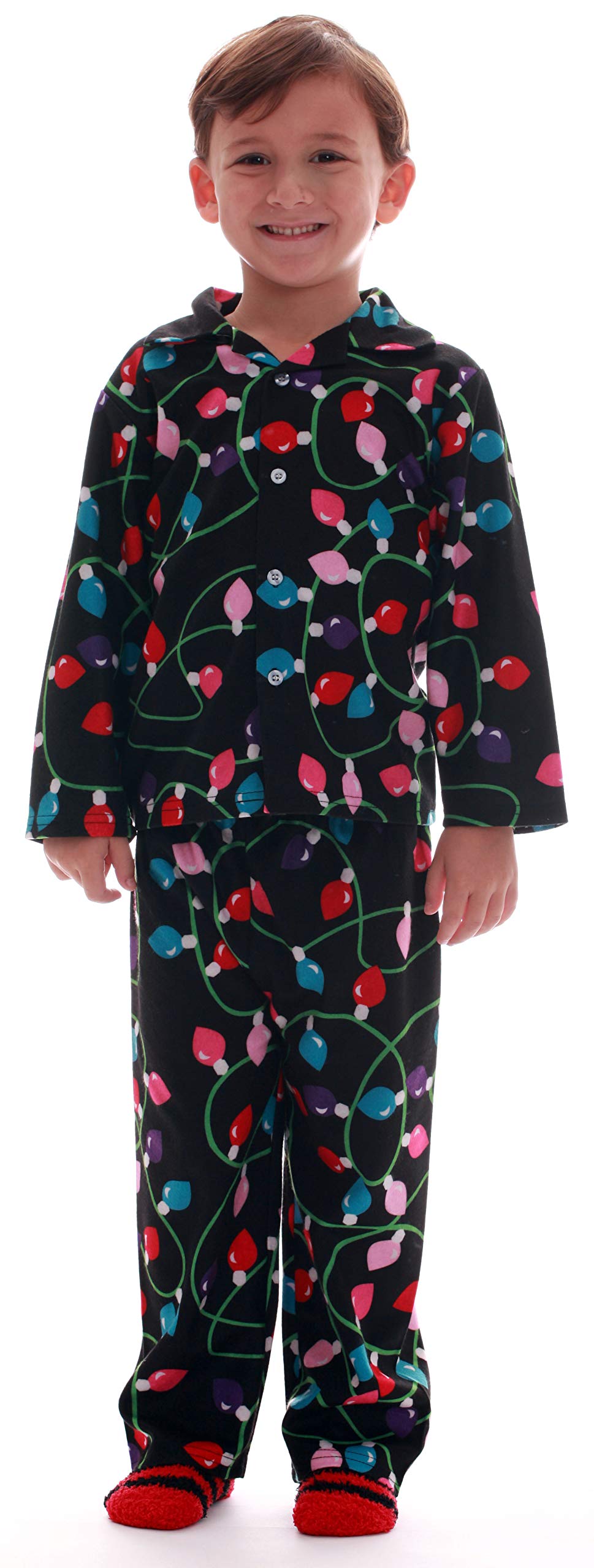#followme Family Pajamas Flannel Kids Pajama Set - Picture 10 of 19