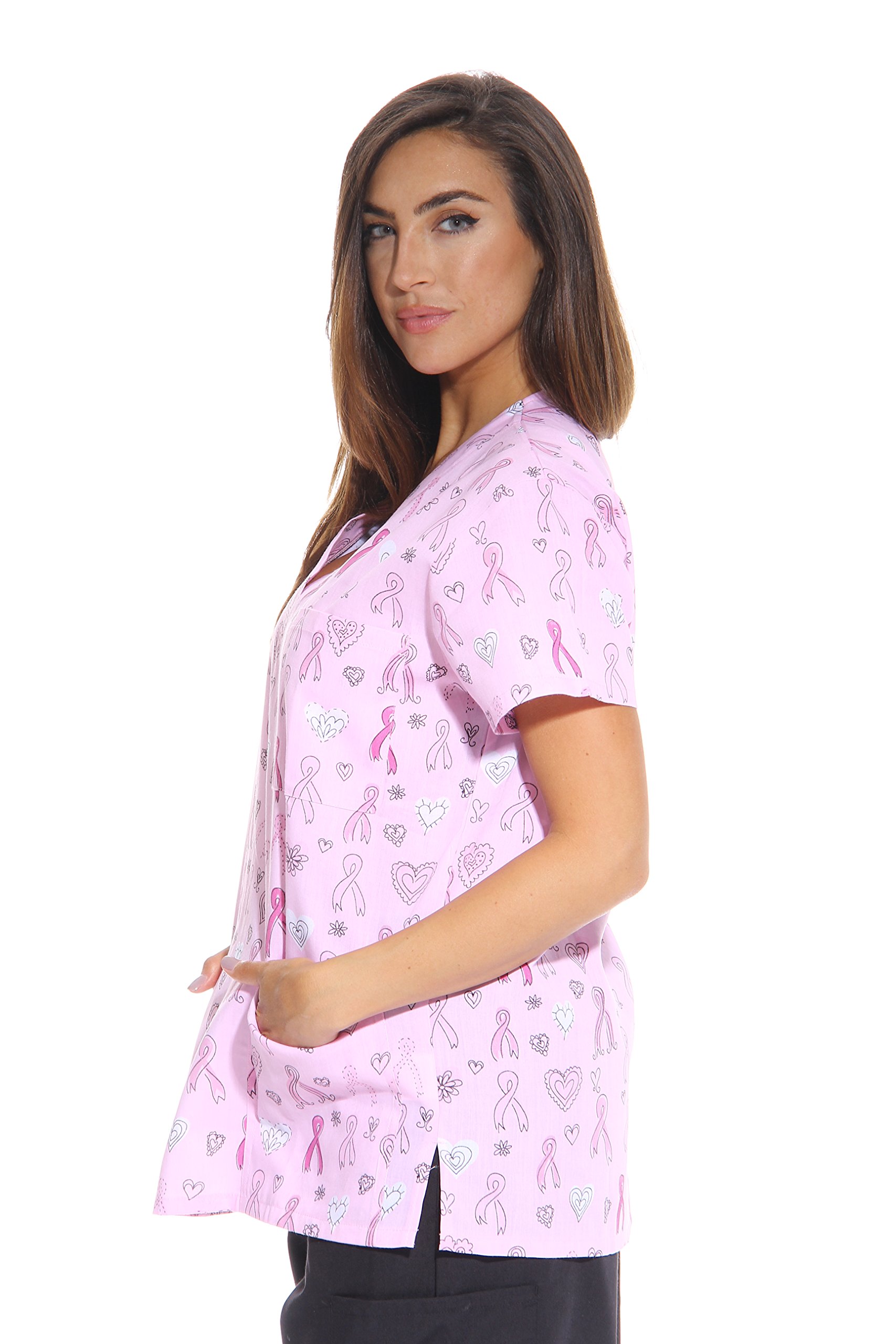 Just Love Women's Scrub Tops / Holiday Scrubs / Nursing Scrubs - Picture 19 of 51