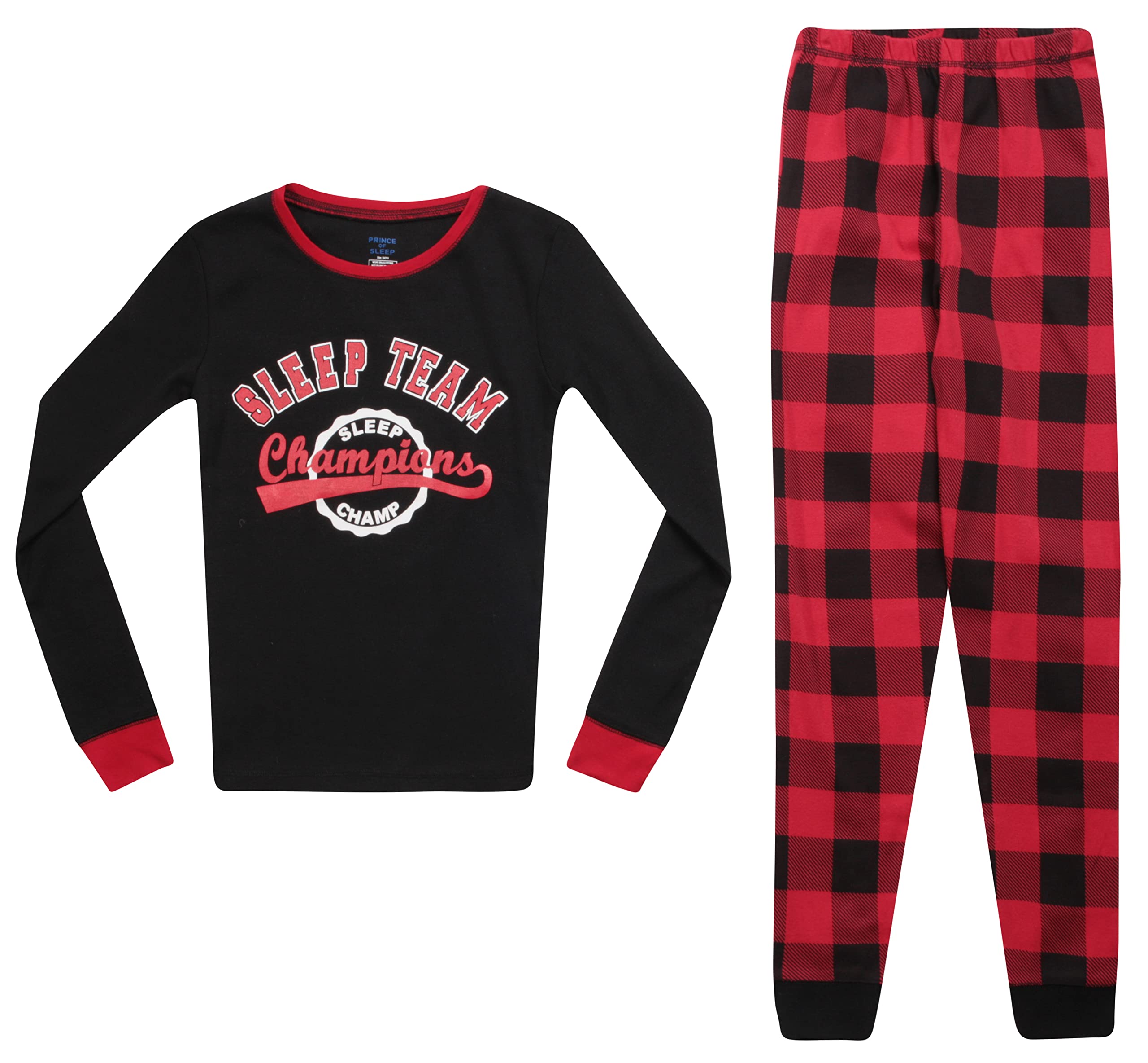 Prince of Sleep Cotton Pajamas Sets for Boys 34503-10610-10-12 - Picture 32 of 56