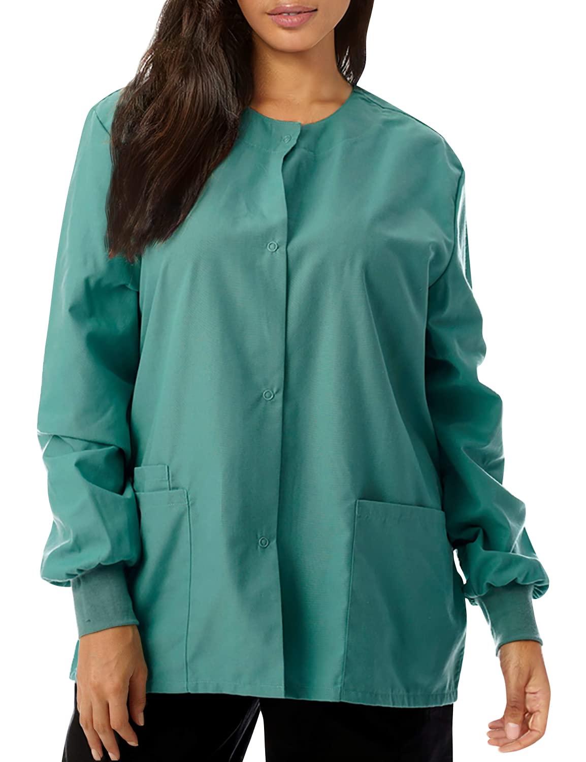 Just Love Women's Solid Scrub Jacket - Comfortable and Professional Uniform Coat - Picture 44 of 73