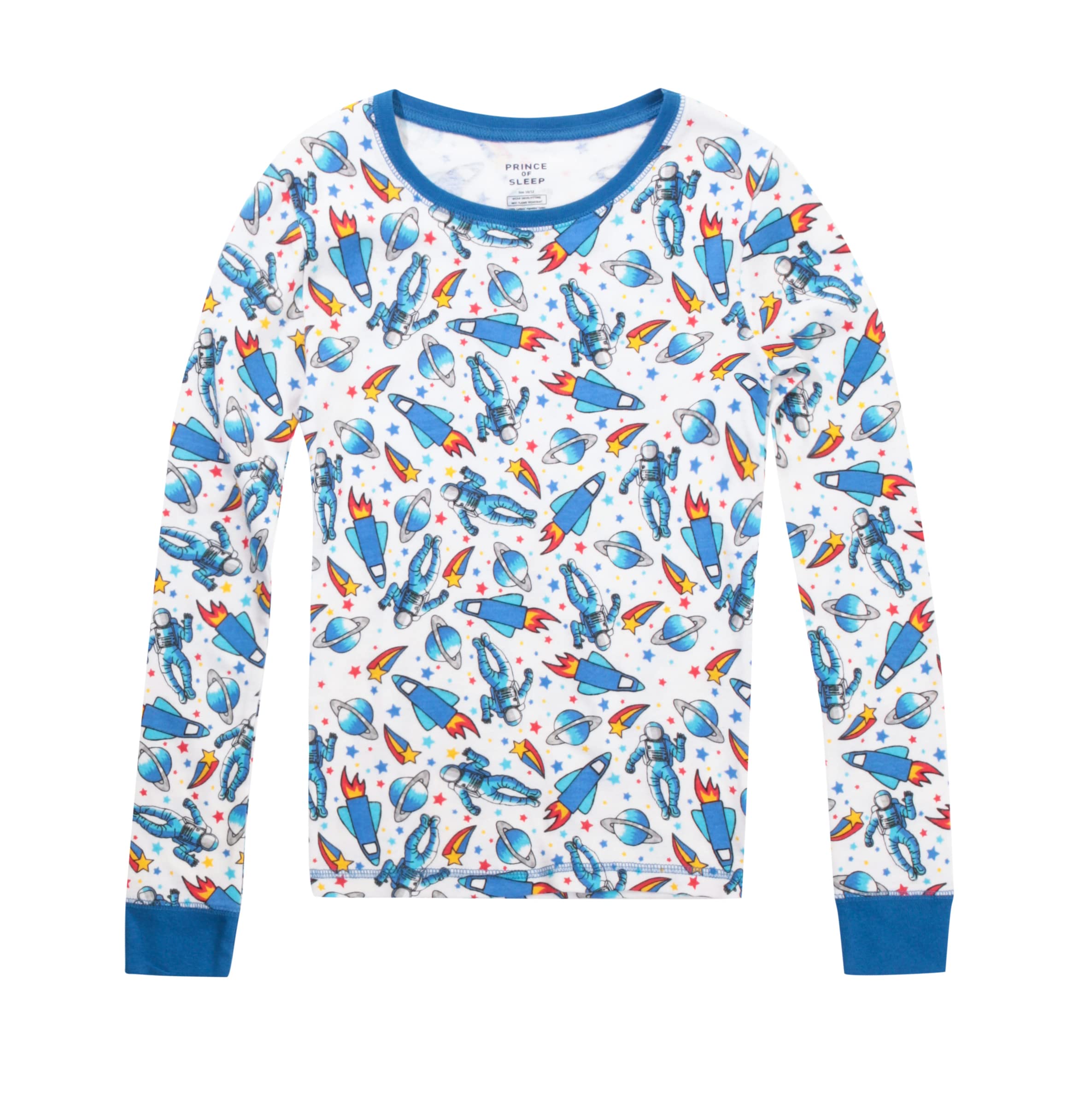 Prince of Sleep Cotton Pajamas Sets for Boys 34503-10610-10-12 - Picture 53 of 56