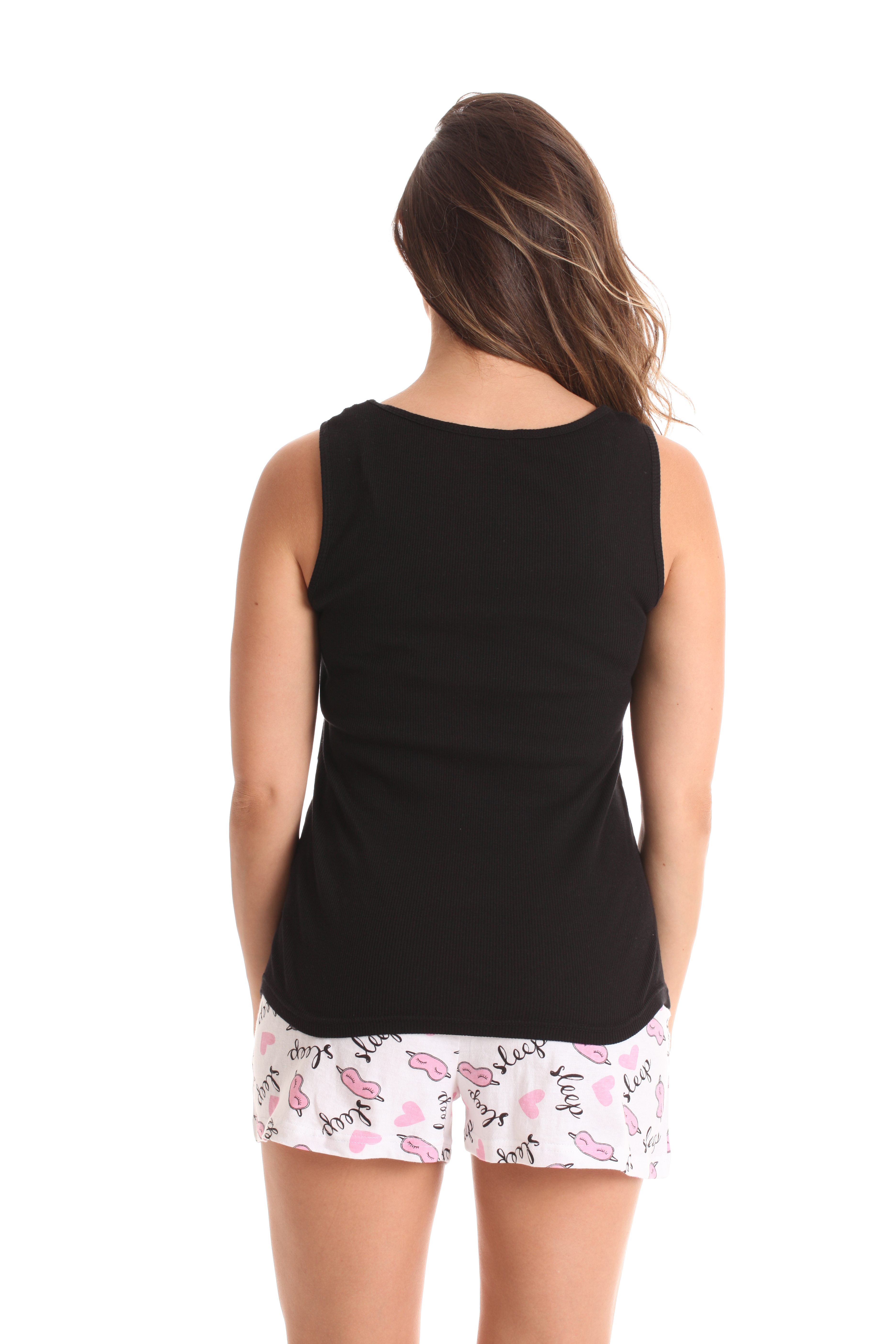 Just Love 100% Cotton Women's Pajama Set - Tank & Shorts, Pink 'Jesus Saves' Print (Size 2X)