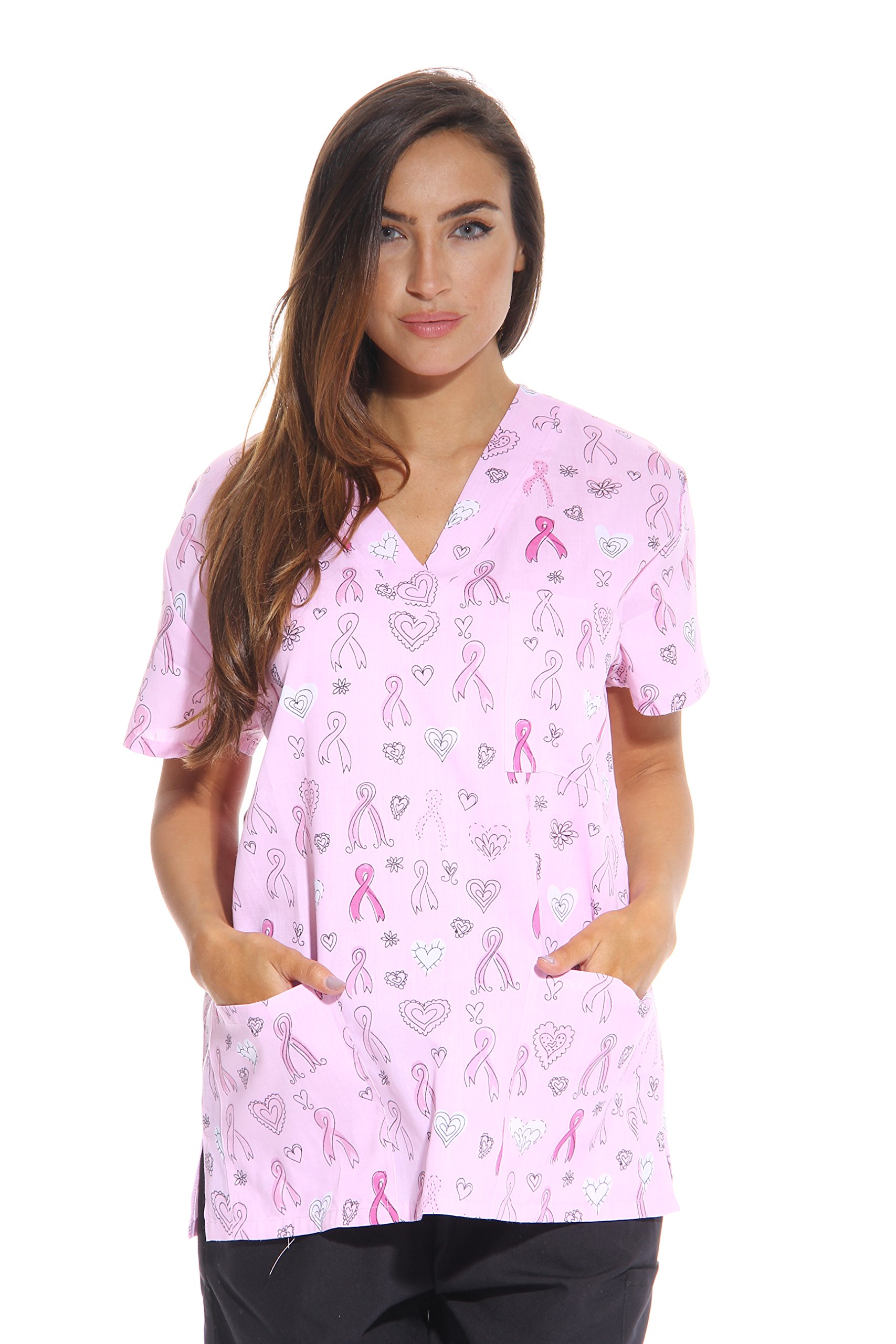 Just Love Women's Scrub Tops / Holiday Scrubs / Nursing Scrubs - Picture 17 of 51