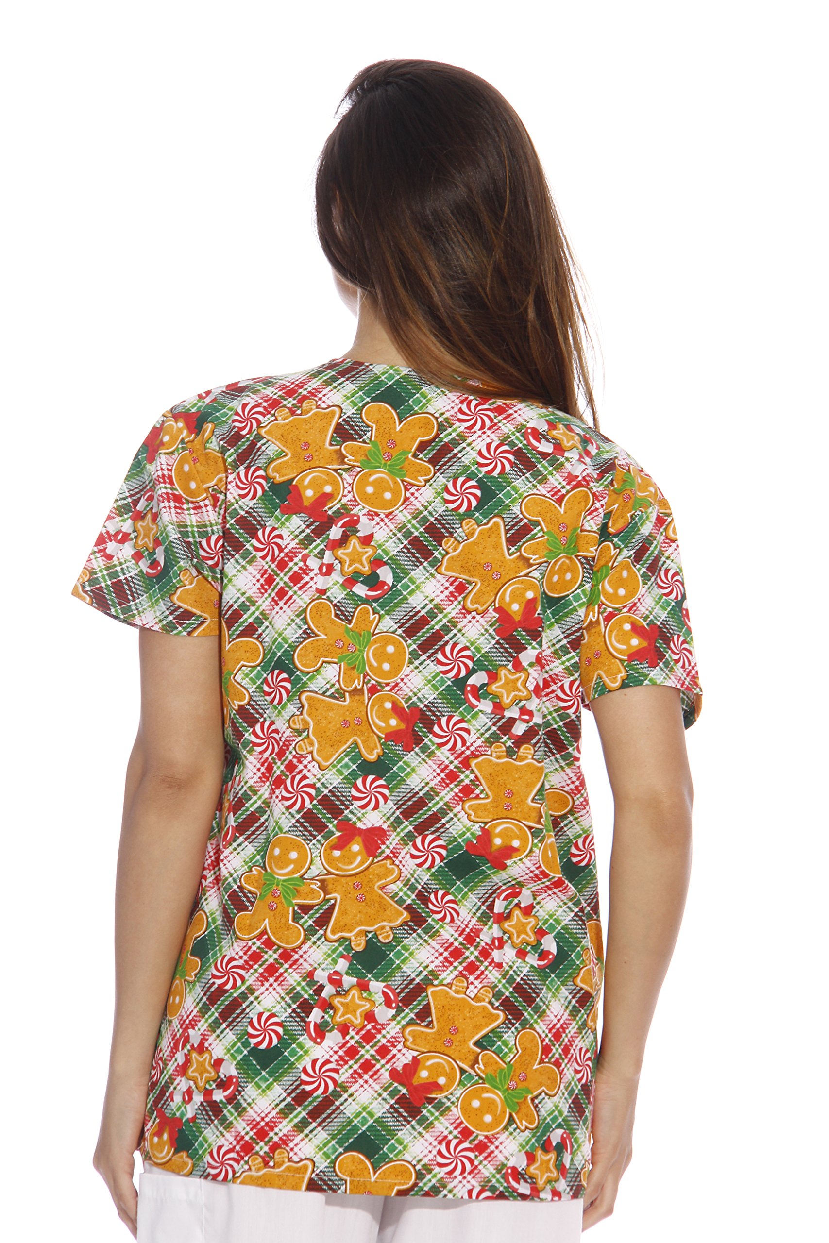 Just Love Women's Scrub Tops / Holiday Scrubs / Nursing Scrubs - Picture 4 of 51