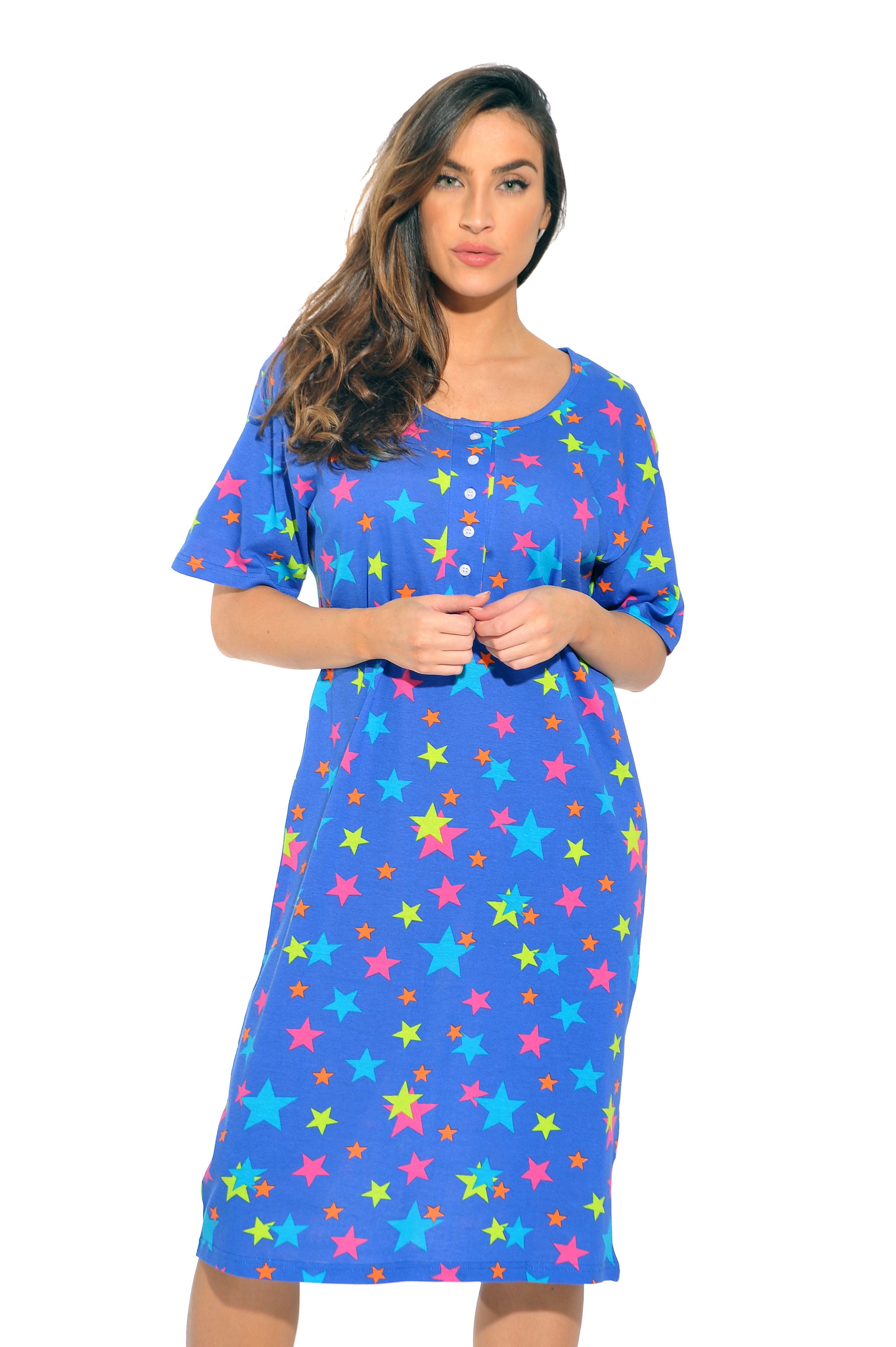 just love short sleeve nightgown sleep dress for women sleepwear Just Love Short Sleeve Nightgown / Sleep Dress for Women / Sleepwear (Aqua