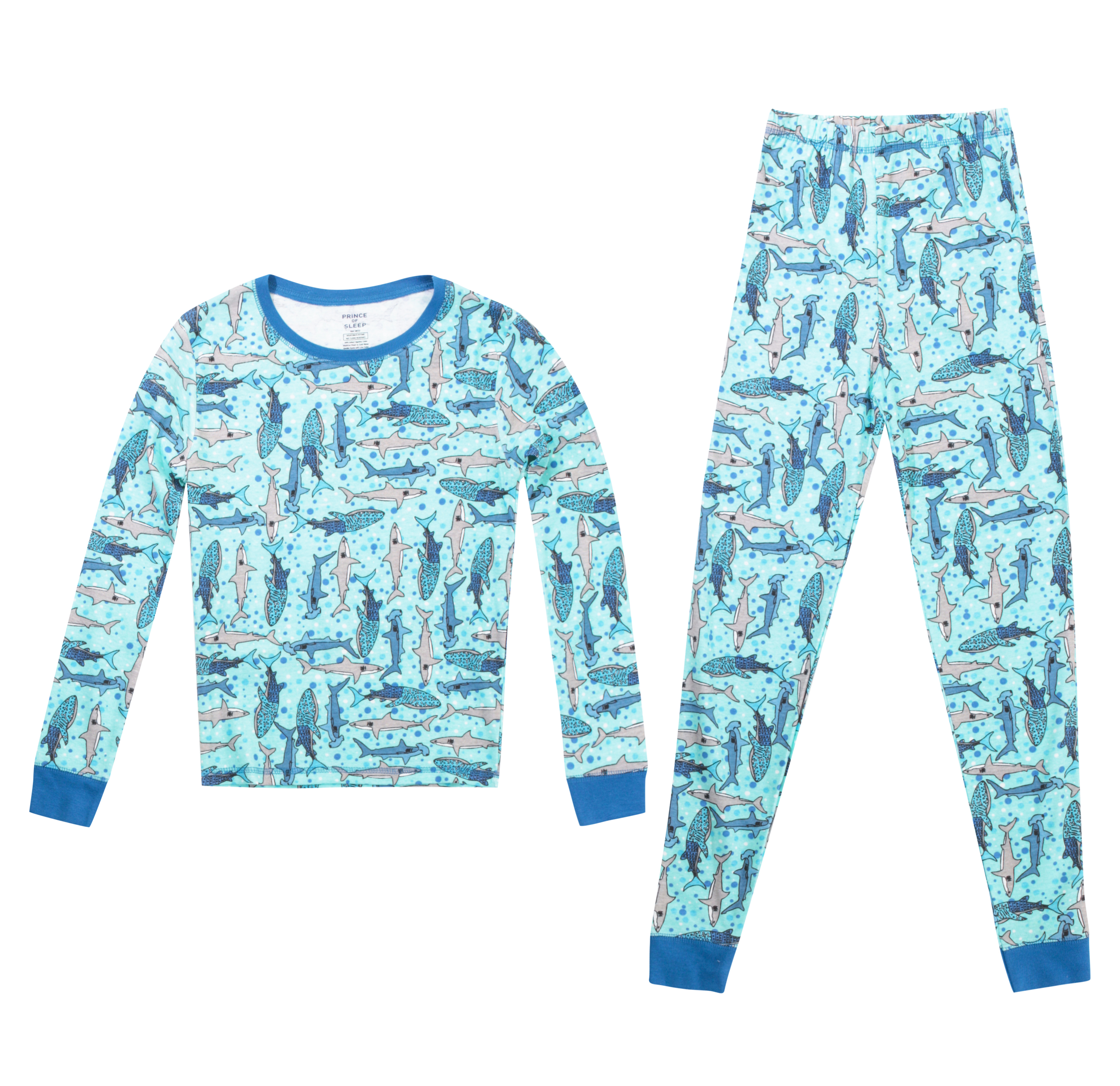 Prince of Sleep Cotton Pajamas Sets for Boys 34503-10610-10-12 - Picture 7 of 56