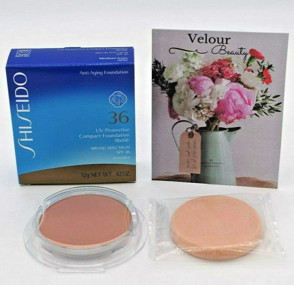 shiseido sun foundation medium ivory