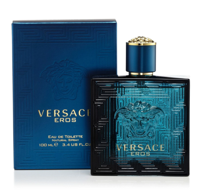 Versace EROS EDT Spray 3.4 oz Cologne for Men New in Sealed Box ...