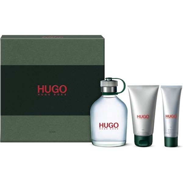 Hugo Man by Hugo Boss 3PC Gift Set EDT + Shower Gel + After Shave New ...