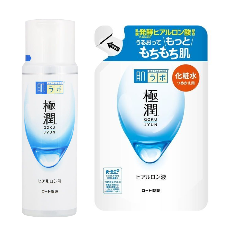 Rohto Hada Labo Gokujyun Hyaluronic Acid Lotion Bottle/Pump/Refills US Seller