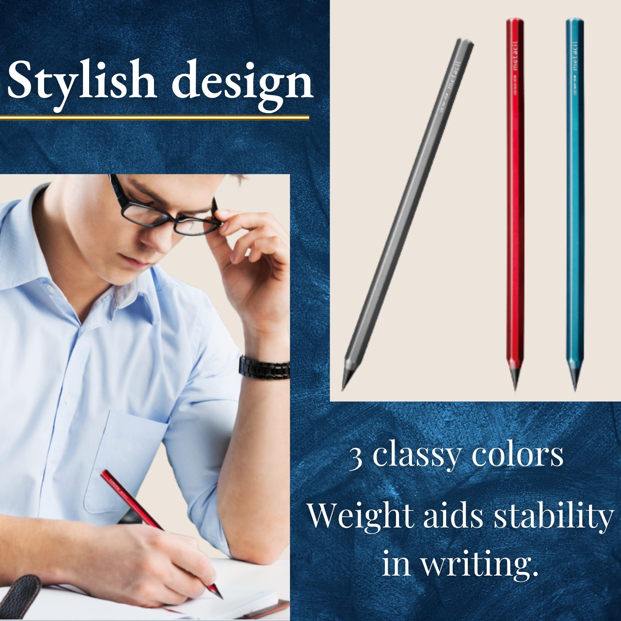 Sunstar Stationary Metacil Pencil Metallic Art Drafting Pencils