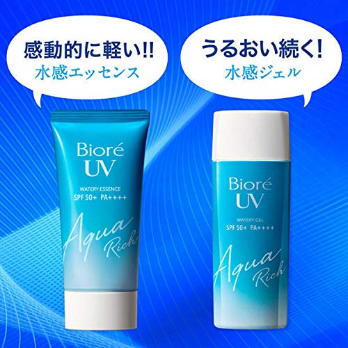 biore uv aqua rich smooth watery gel