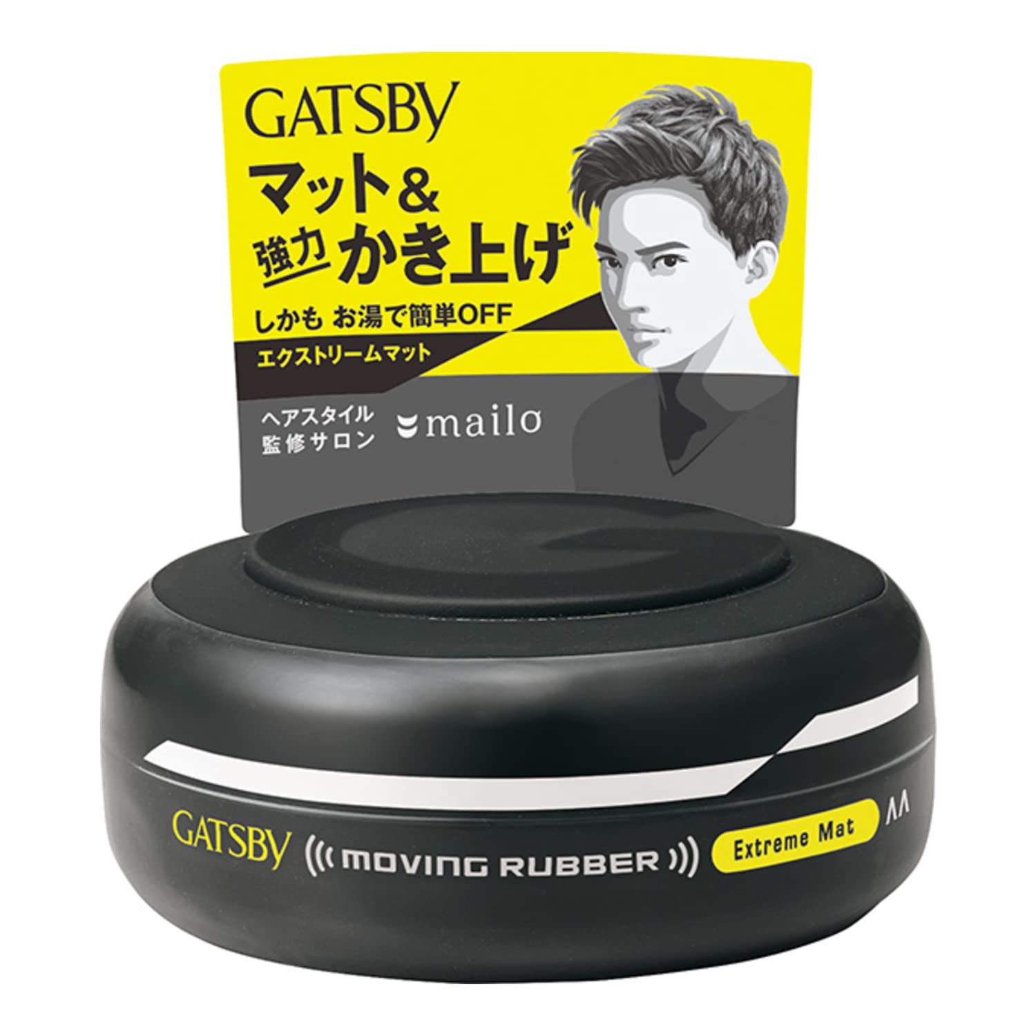 GATSBY Moving Rubber Hair Wax All Types 80g/2.8oz