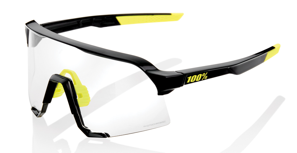 100% S3 Sunglasses -NEW- Performance Shield Lens + Case + Bonus Clear Lens