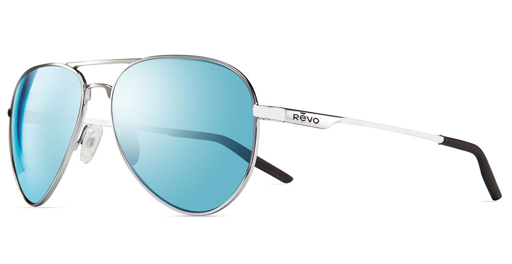 REVO Observer Sunglasses Polarized Serilium Revo Lens Case Made In Italy 