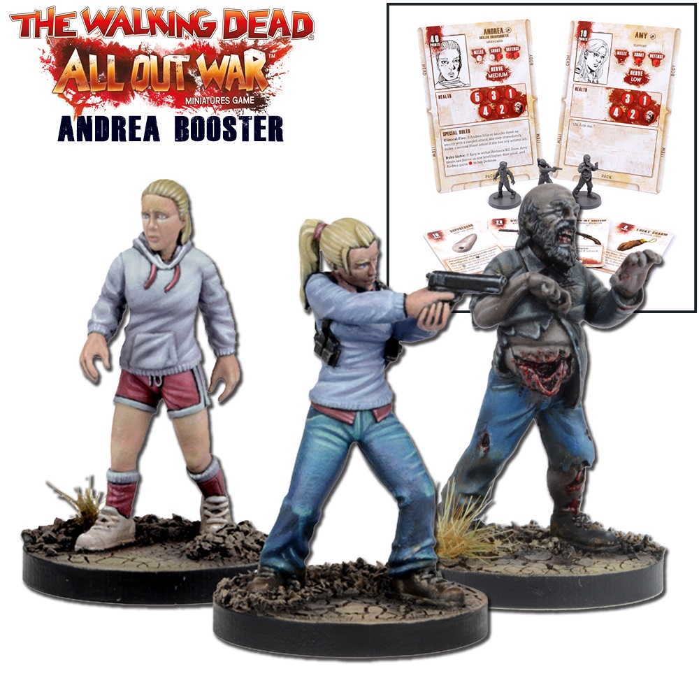 The Walking Dead: All Out War Andrea Booster - TWD Zombies THG | eBay