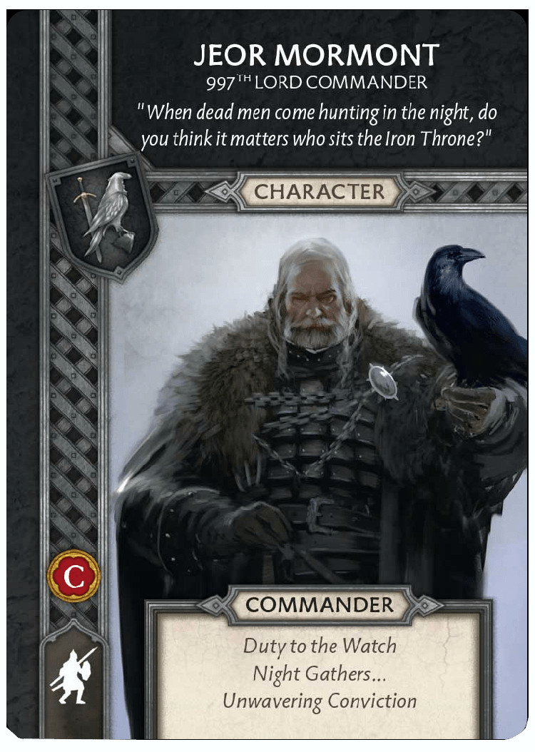 A Song of Ice & Fire Night's Watch Jeor Mormont Attachment ...