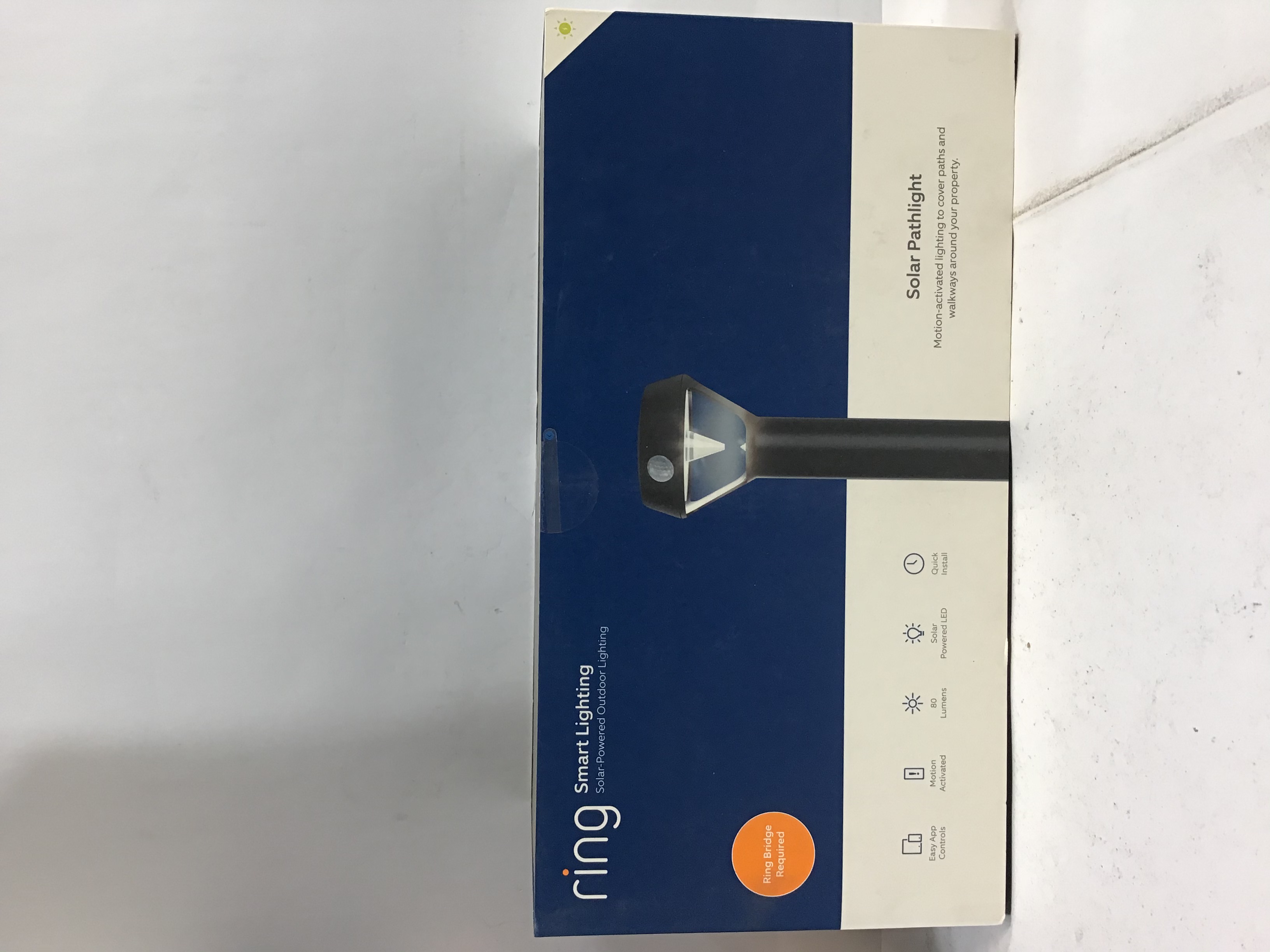 Ring Solar Pathlight Outdoor MotionSensor Security Light, Black eBay