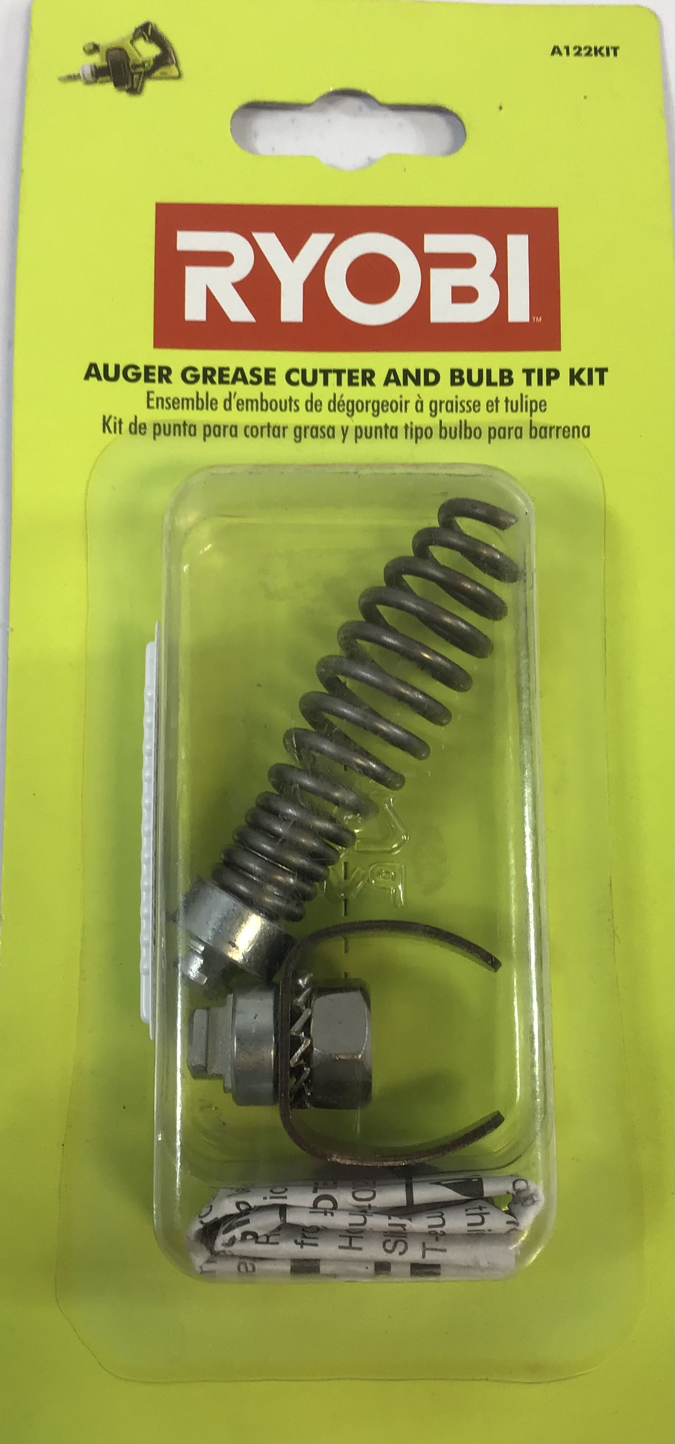 Ryobi A122KIT Auger Grease Cutter and Bulb Tip Kit [N] 33287176571 eBay