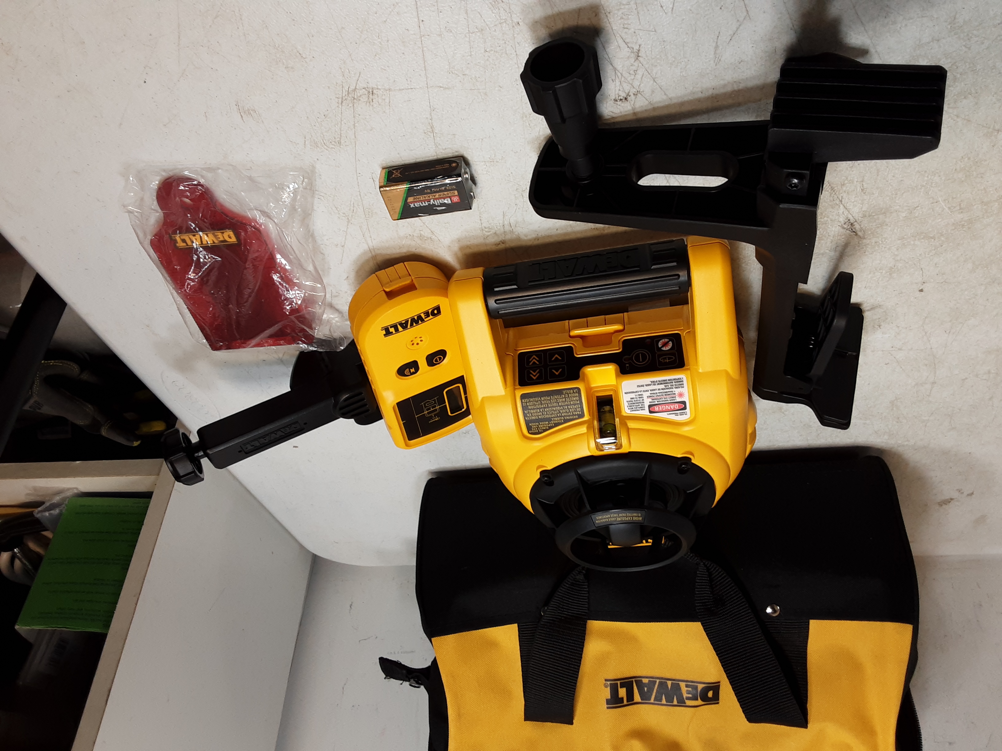 DEWALT Laser Level, Rotary with Laser Detector, 150 Foot Range DW074 eBay
