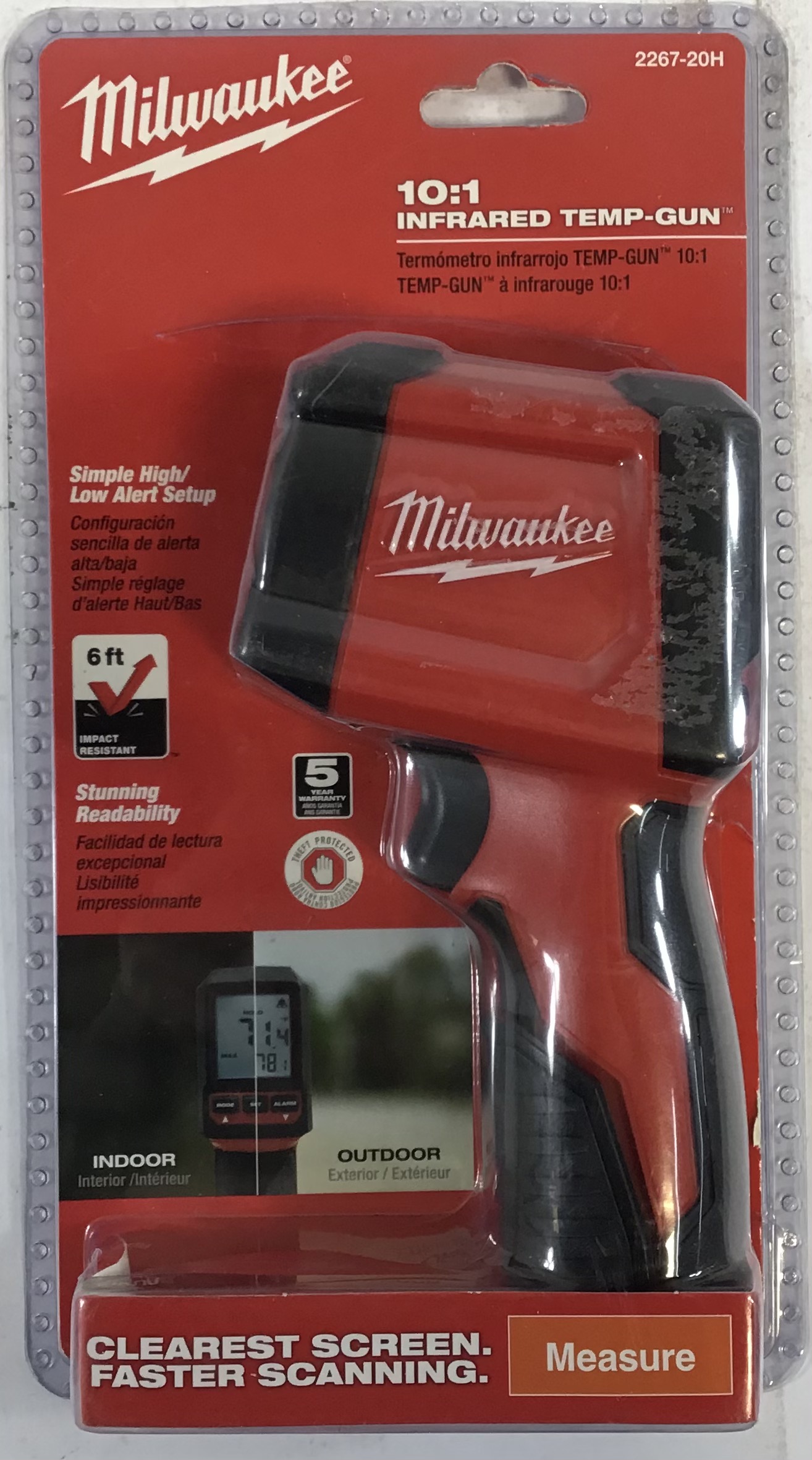 Milwaukee 2267-20H 10:1 Infrared Temp-Gun [O] 45242498291 | eBay