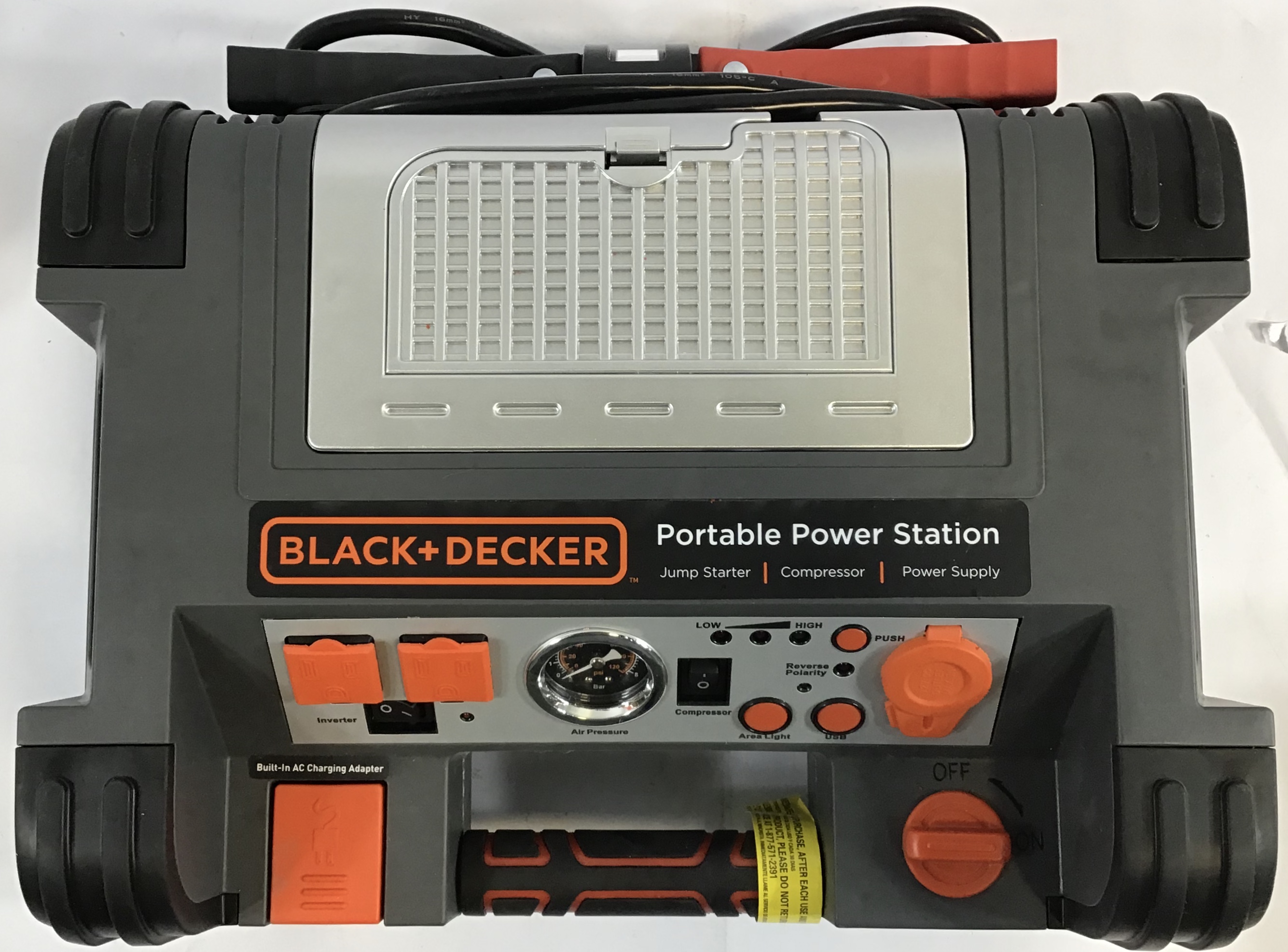 BLACK+DECKER PPRH5B Portable Power Station, Jump Starter, and Air