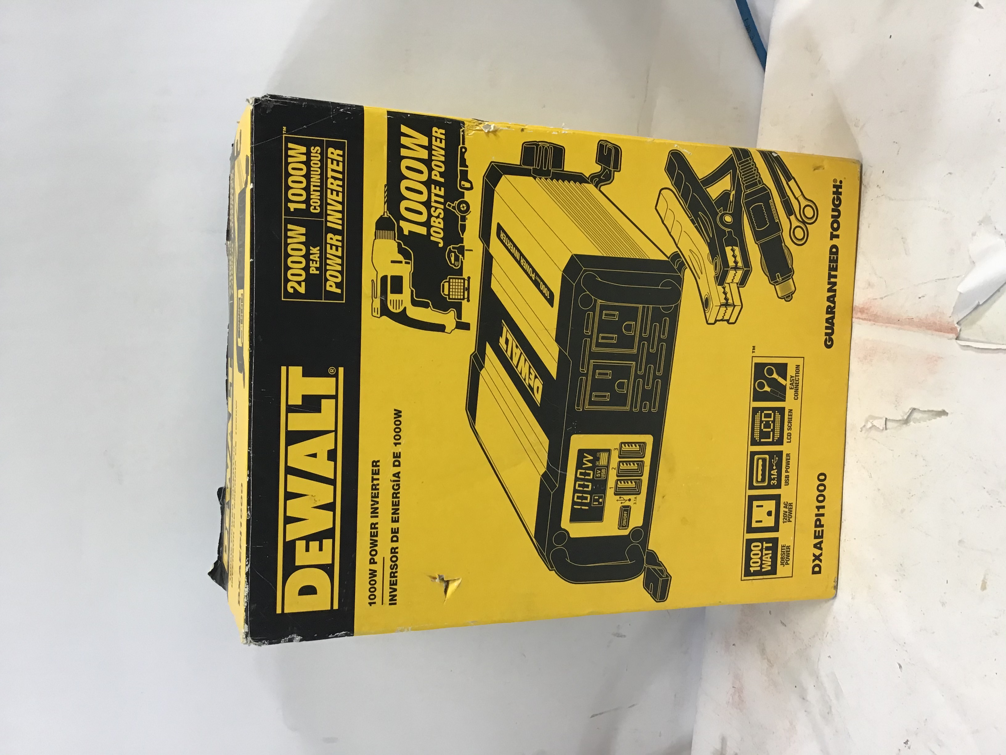 DEWALT DXAEPI1000 Power Inverter 1000W {TOOL ONLY}{O} 814632012979 eBay