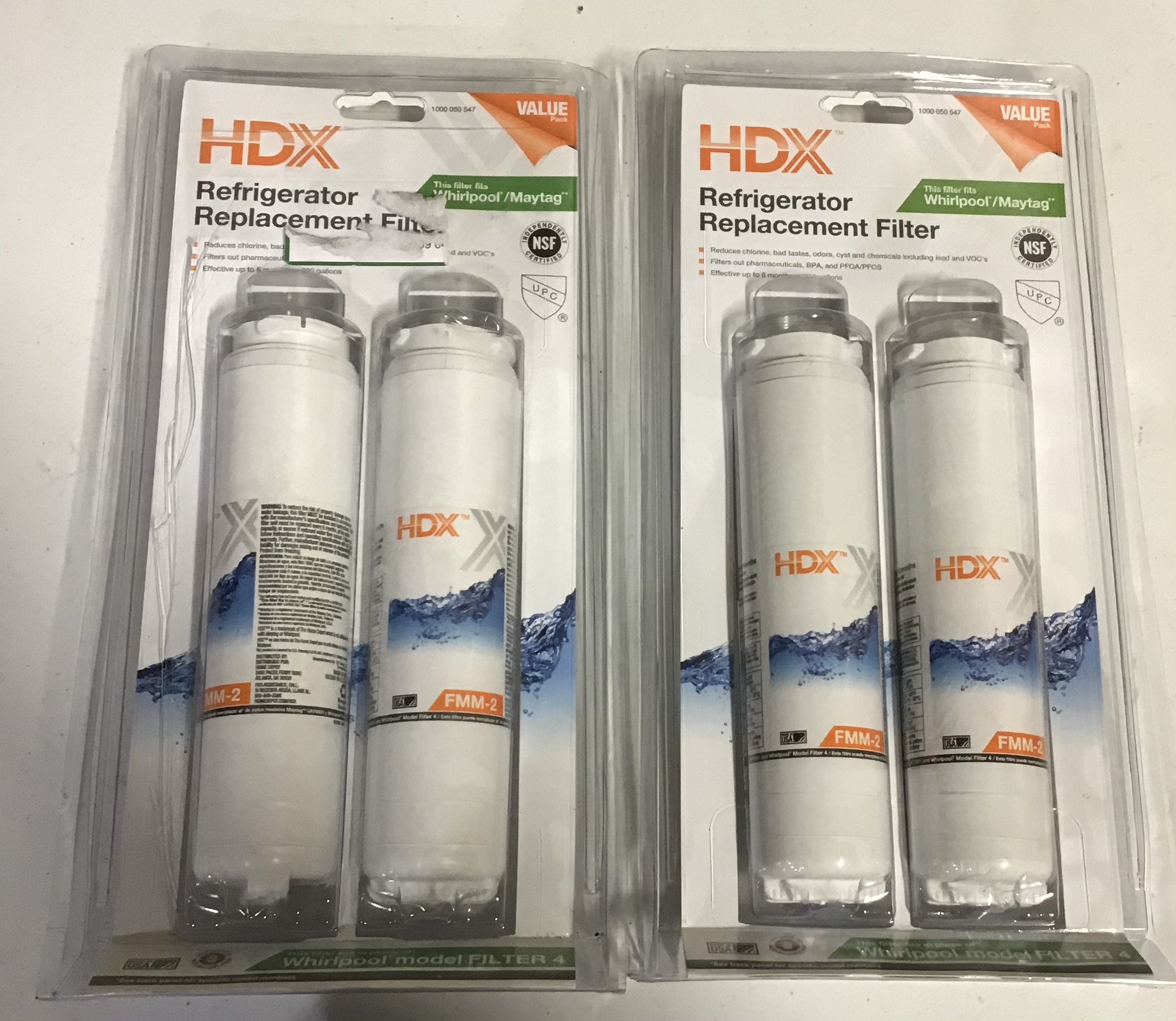 2 Pack Purifier for Samsung Refrigerators HDX FMS-1 Replacement Water Filter