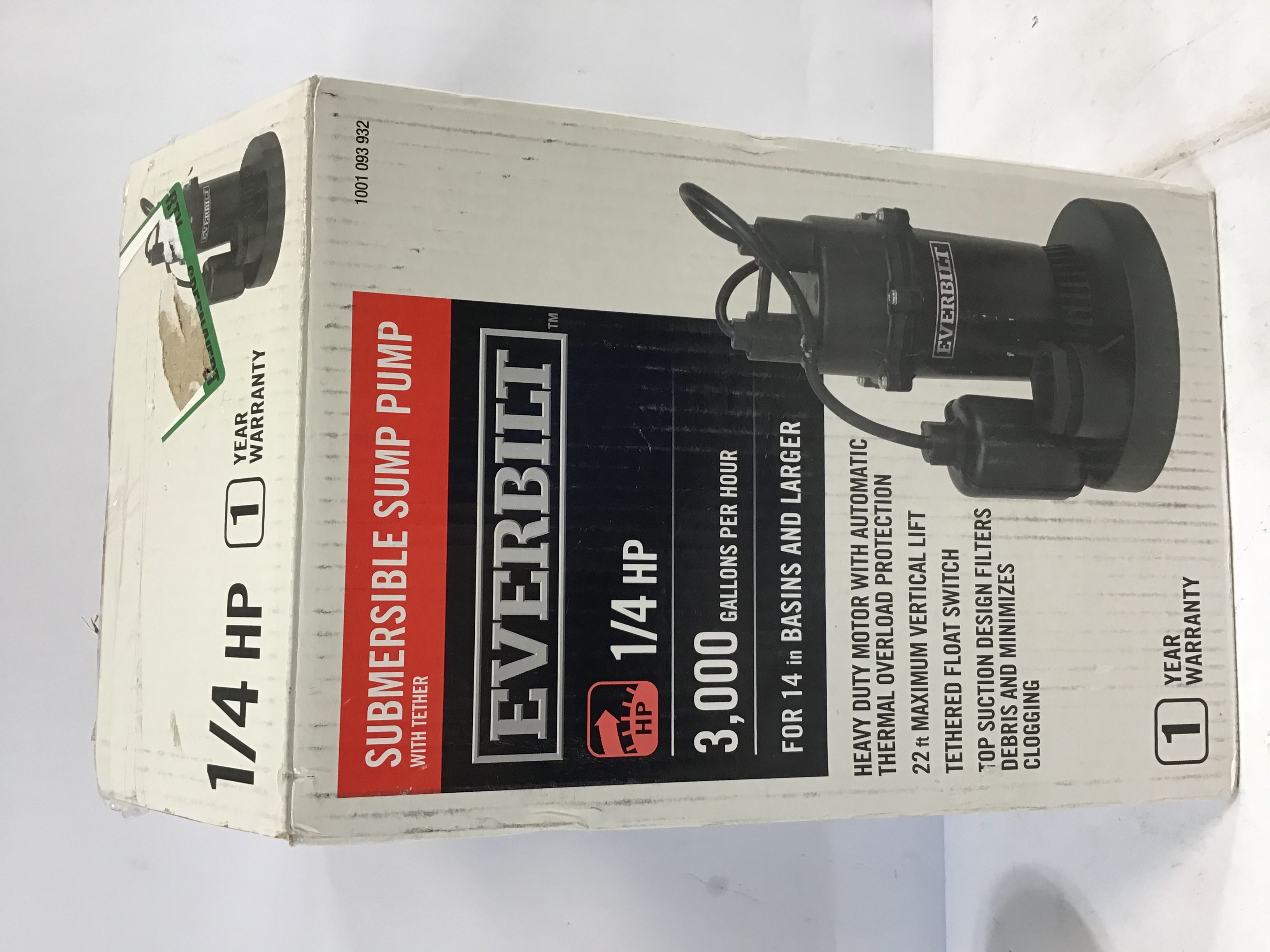 Everbilt Sump Pump