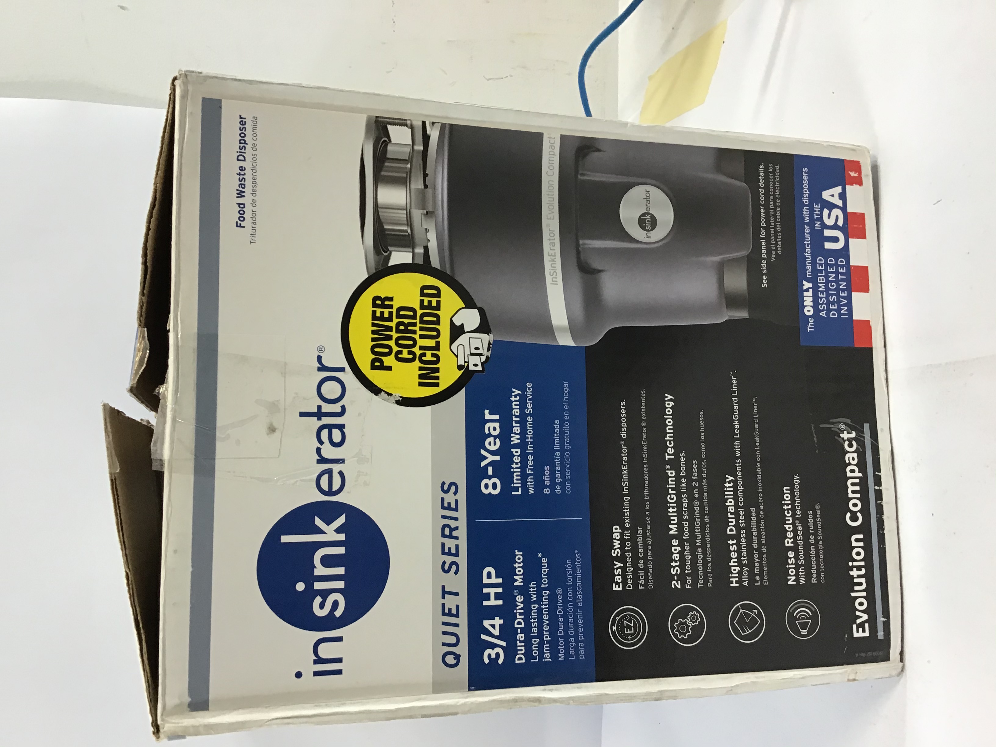 Insinkerator COMPACTCORD Evolution Compact 74483 50375008033 eBay