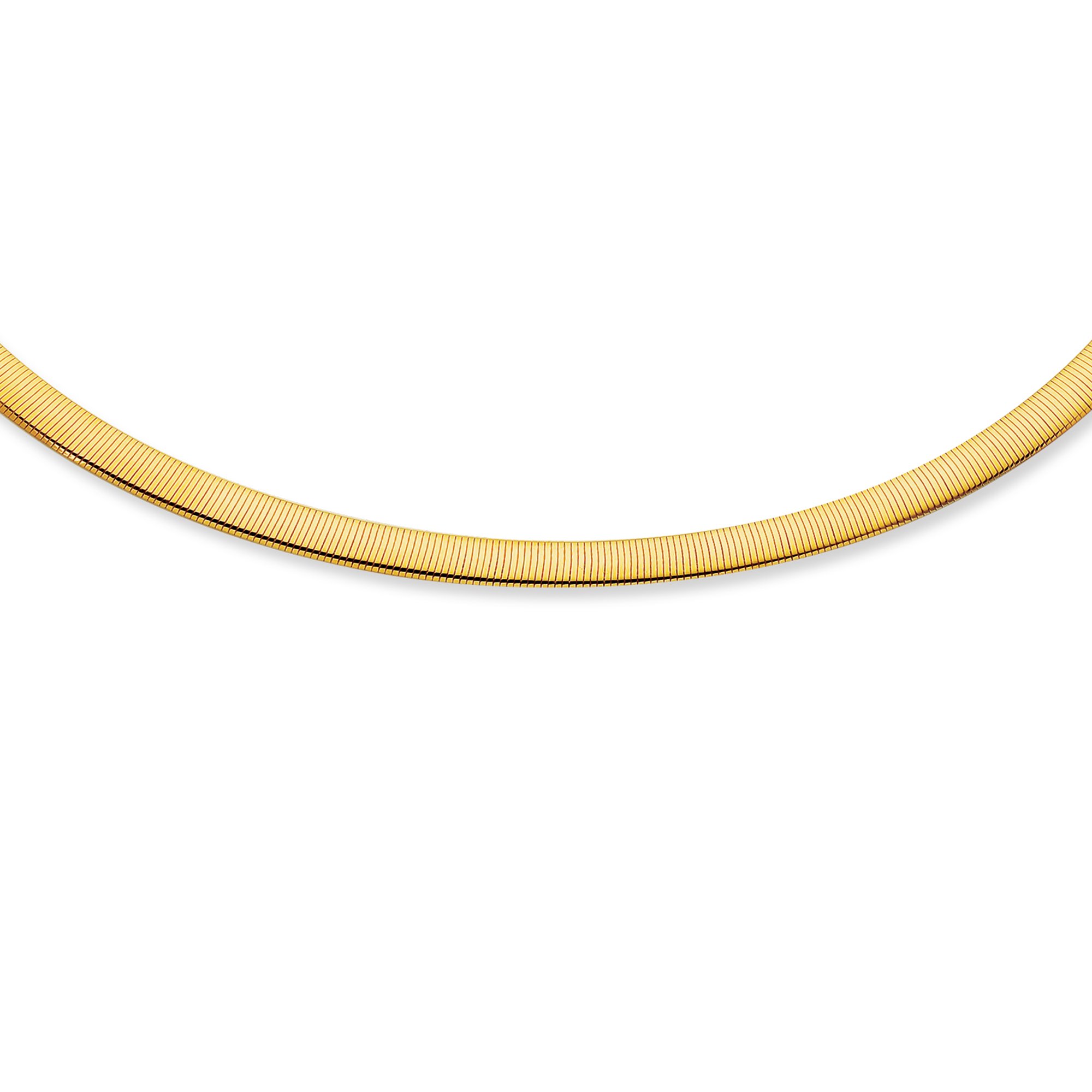 reversible white and yellow gold necklace