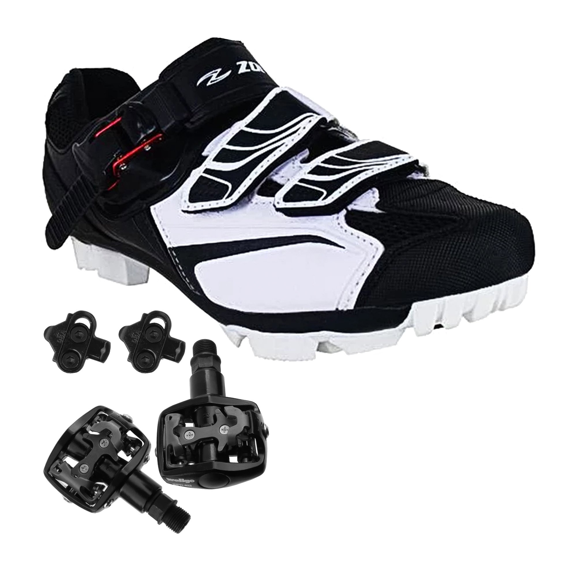 cycling shoes with pedals and cleats