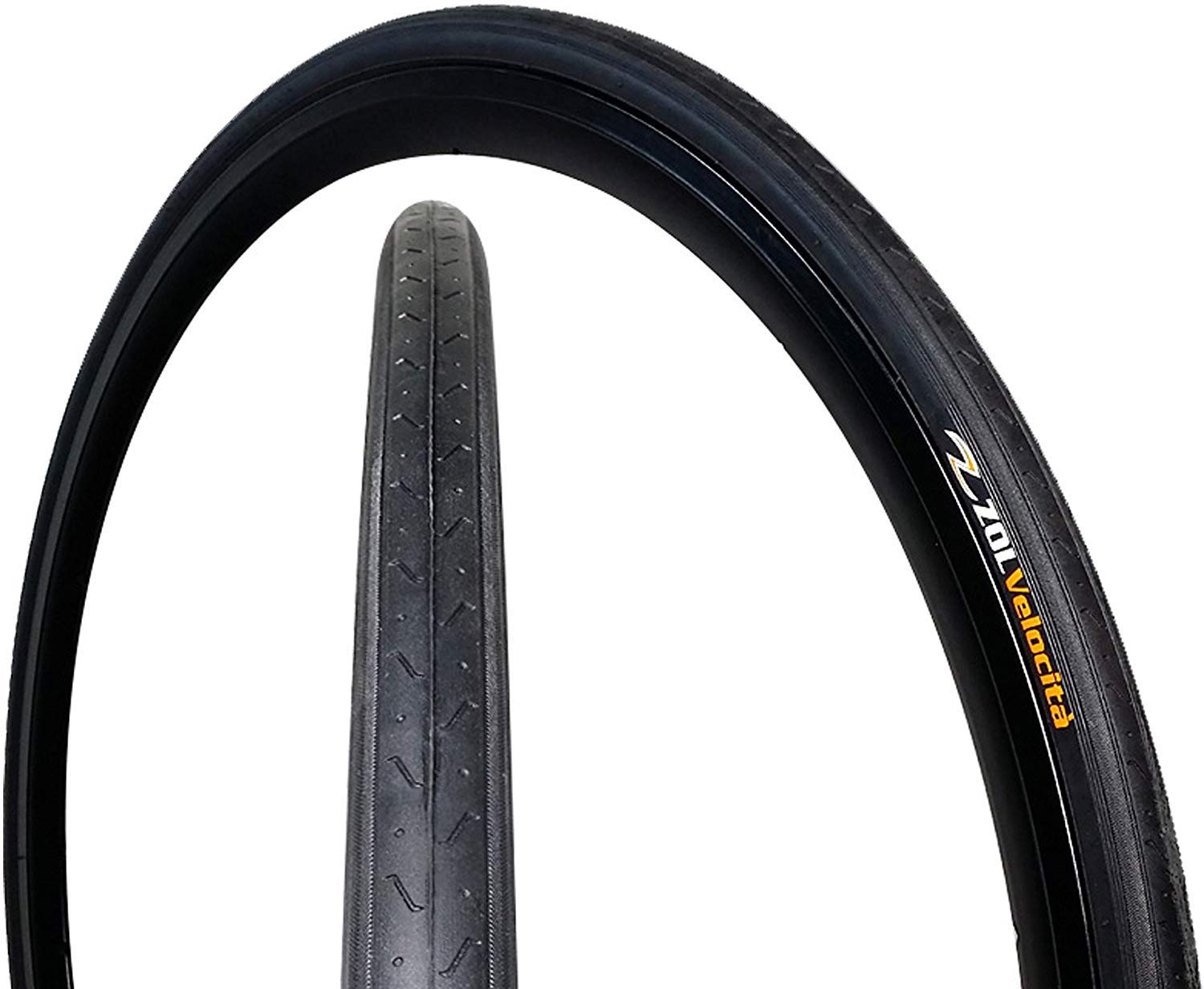 Zol Bundle Pack Road Bike Tires and Bicycle Tube 700x23 Presta French 80mm Valve