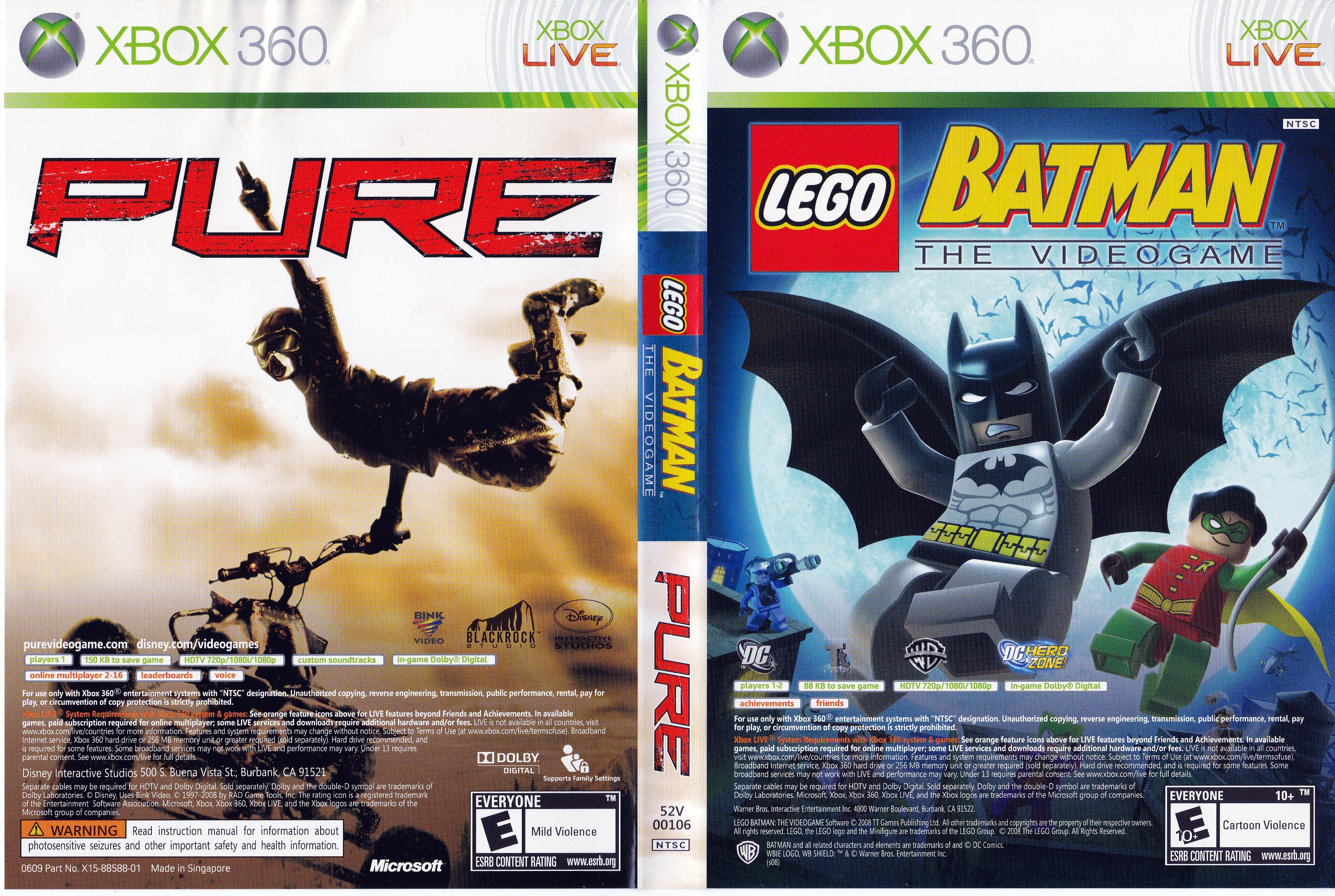 Lego Games Xbox 360 - RESURFACED & TESTED