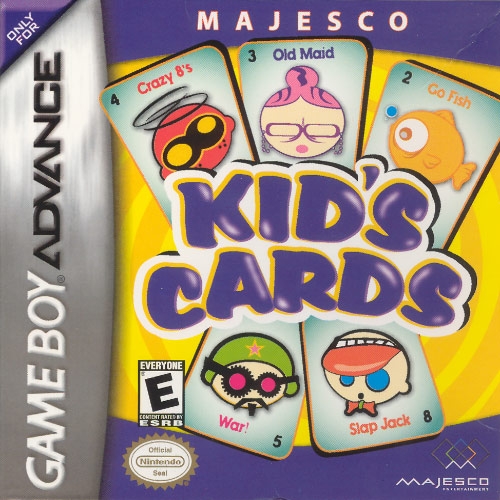Kid's Cards - Nintendo Gameboy Advance GBA cartridge TESTED
