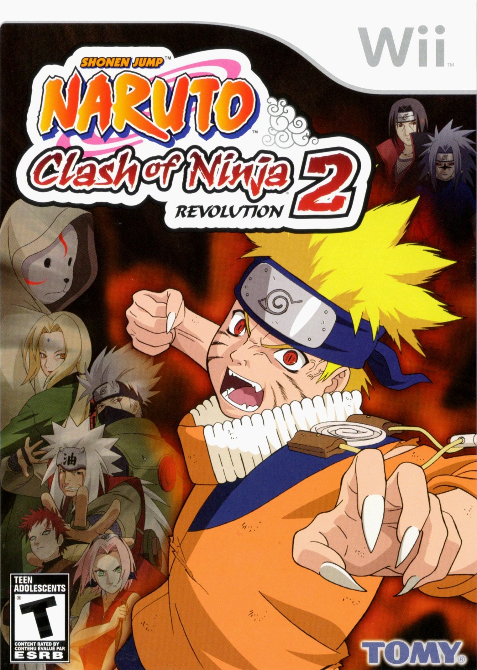 Naruto: Clash of Ninja Revolution 2 - Nintendo Wii RESURFACED AND