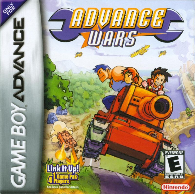 ゲームボーイアドバンス用ソフト　GAMEBOY WARS ADVANCE 1+2 Game Boy Wars Advance 1 + 2 simulation game 2004 turn-based