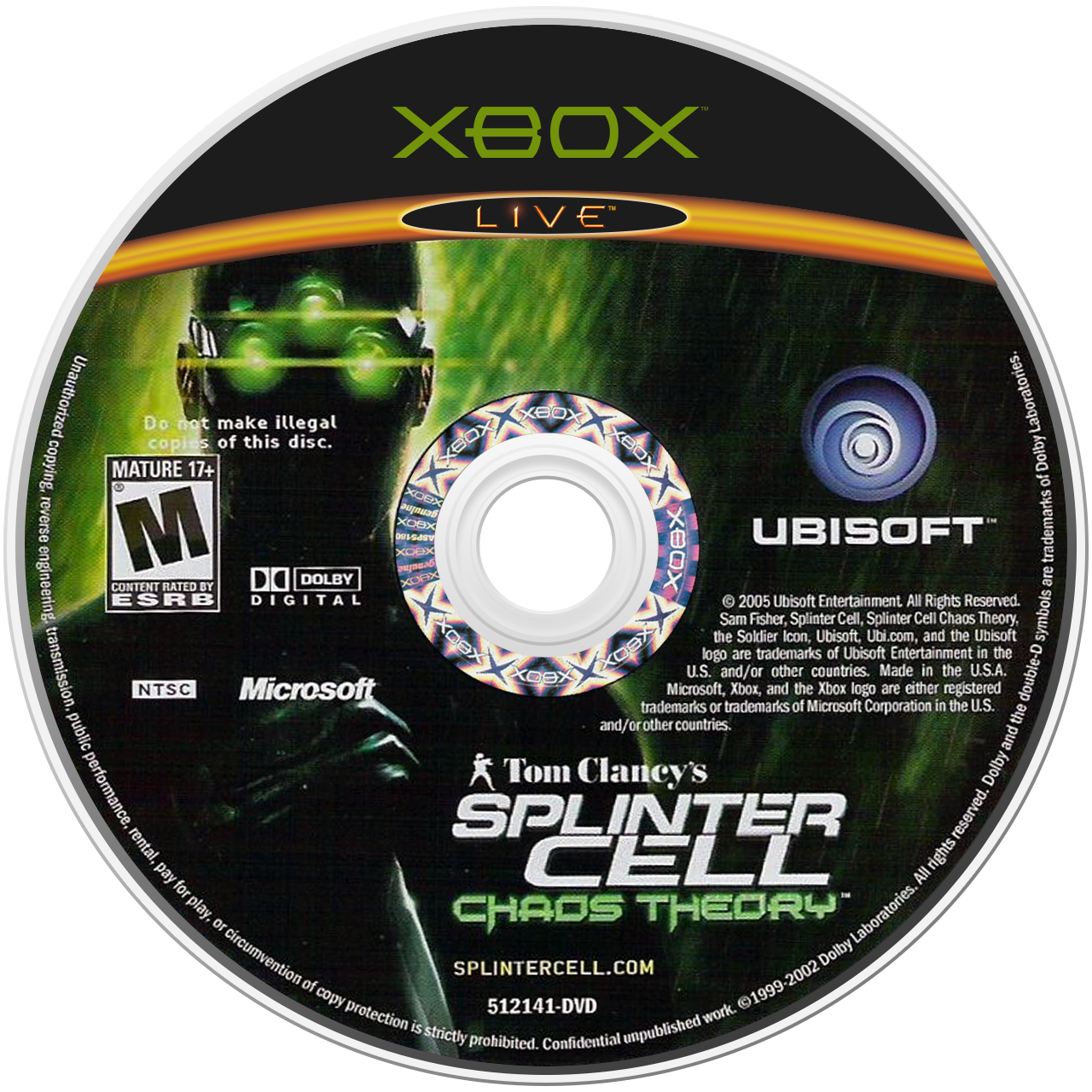 Splinter Cell Chaos Theory RESURFACED AND TESTED - Xbox Original - Picture 2 of 4