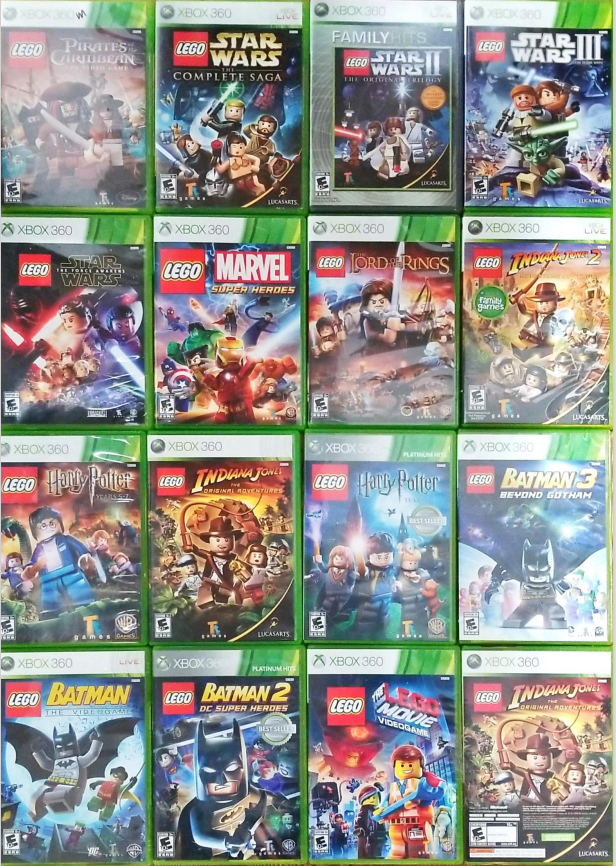 Lego Games Xbox 360 - RESURFACED & TESTED