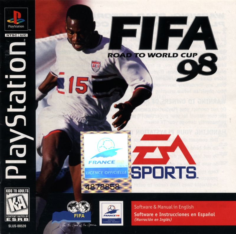 FIFA: Road to World Cup 98 - Playstation PS1 TESTED | eBay