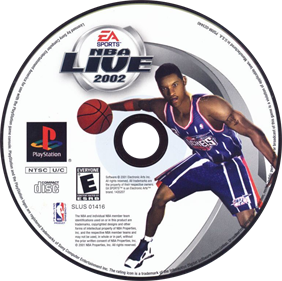 NBA Live 2002 Sony PlayStation 2 Video Game PS2 From JAPAN