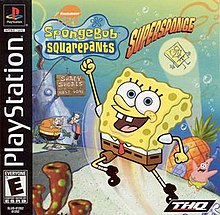 Spongebob Squarepants Supersponge - Playstation PS1 TESTED - Picture 3 of 3