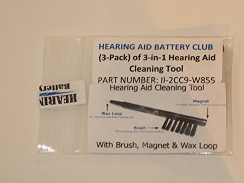 3-in-1 Hearing Aid Cleaning Tool Kit