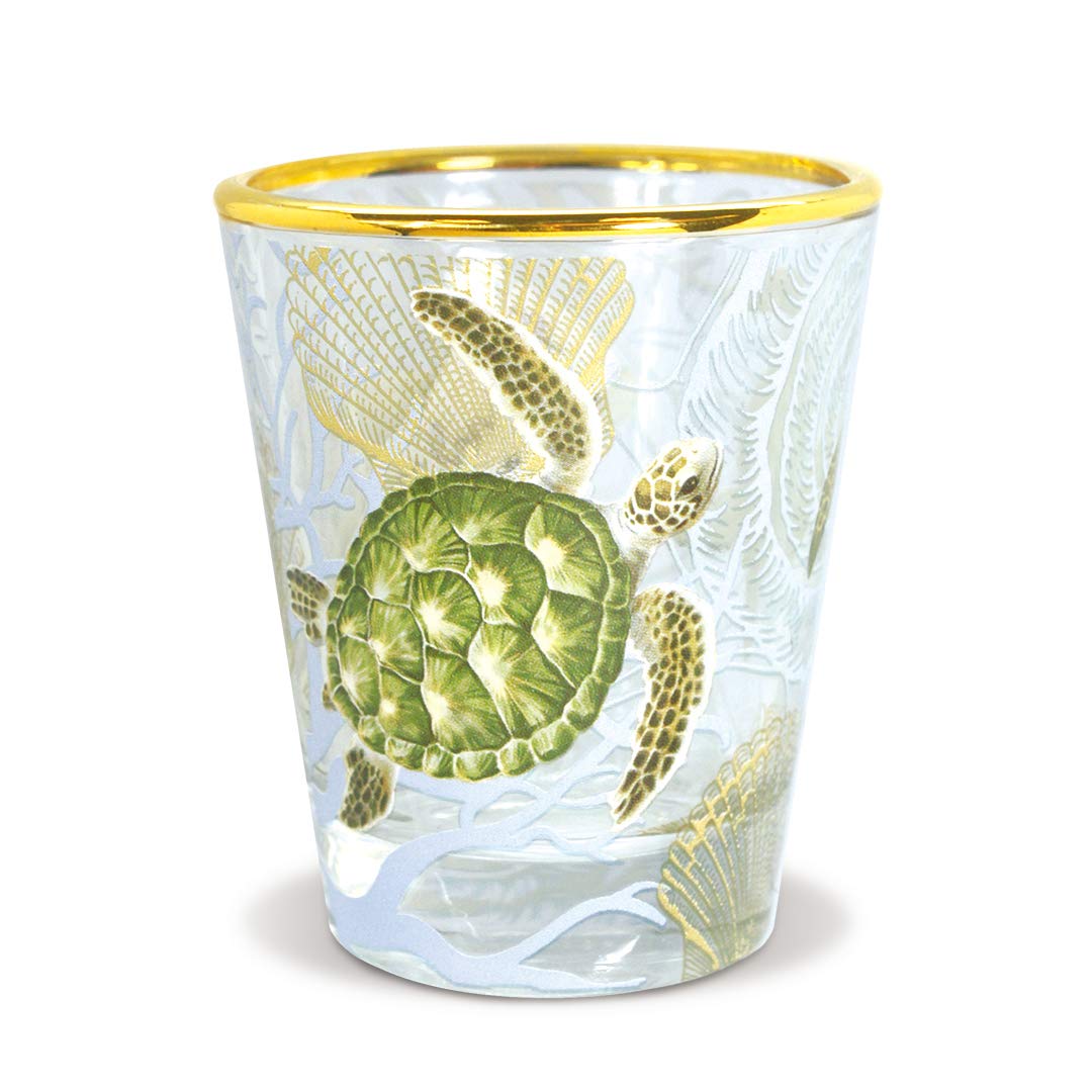 Hawaiian Coastal Island Inspired Shot Glass Honu Voyage eBay