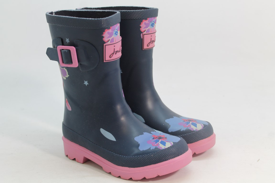 Joules JNR Welly Print Rain Girl's Little Kid Confetti Floral Boots  10M(ZAP6614) | eBay